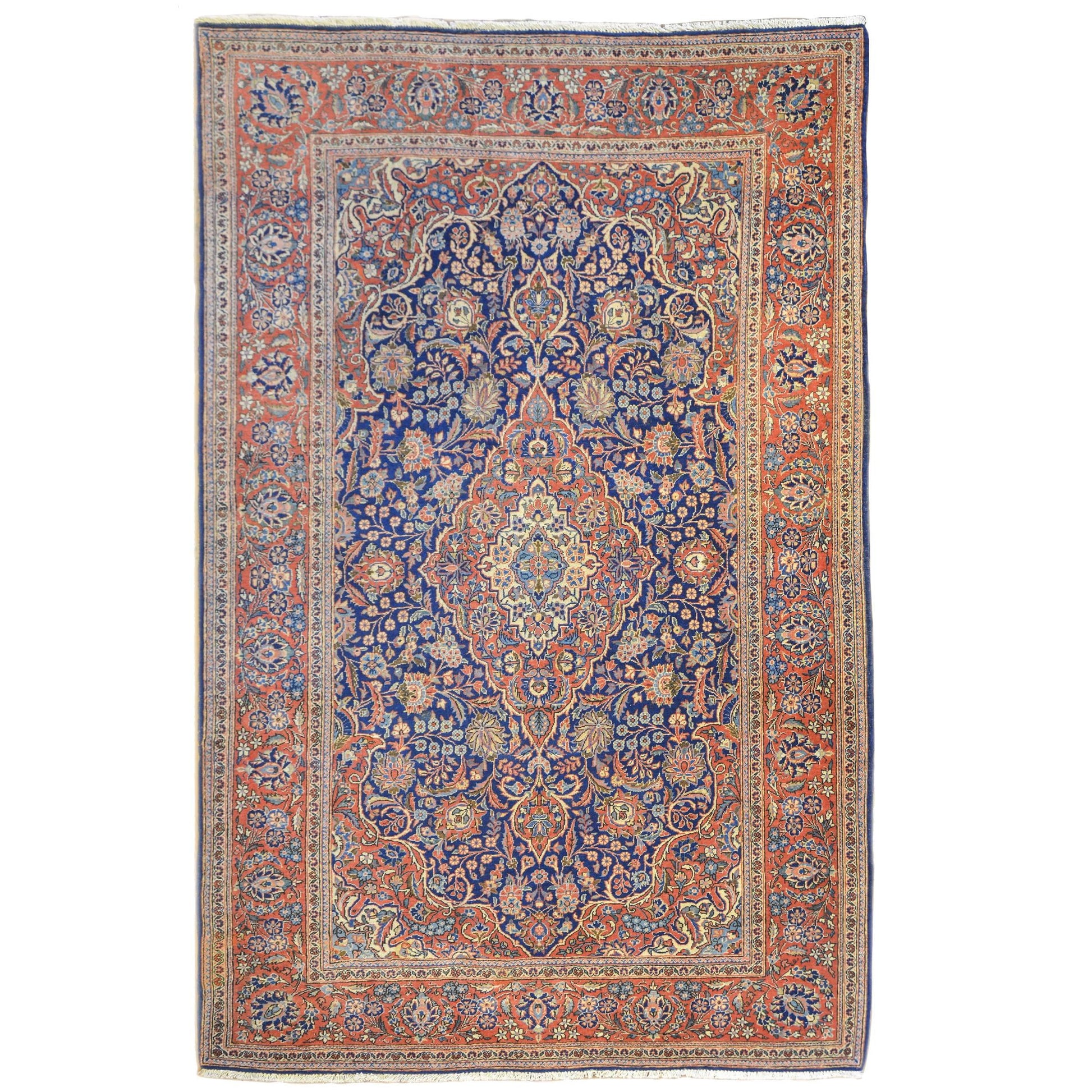 Amazing Early 20th Century Kashan Rug For Sale