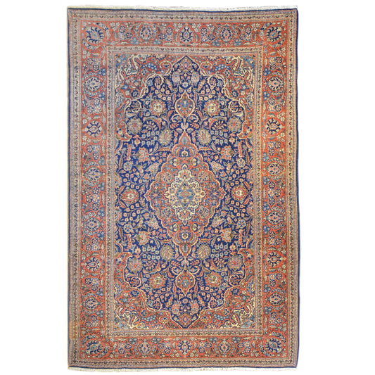 Amazing Early 20th Century Kashan Rug For Sale