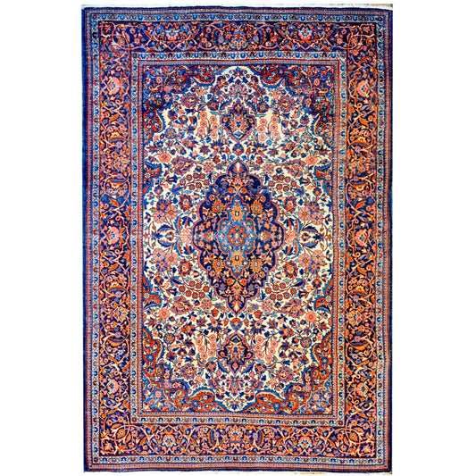 Exceptional Early 20th Century Kashan Rug For Sale