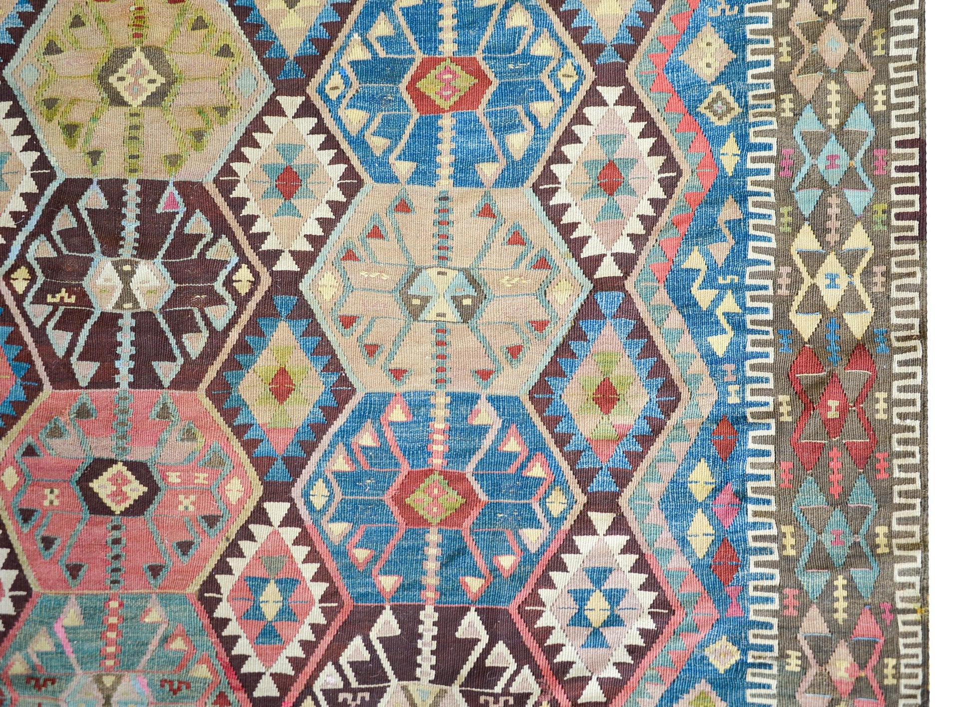 Early 20th Century Turkish Konya Kilim Runner For Sale