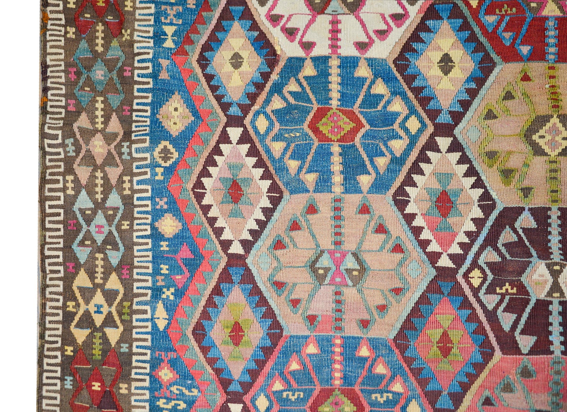 Early 20th Century Turkish Konya Kilim Runner For Sale