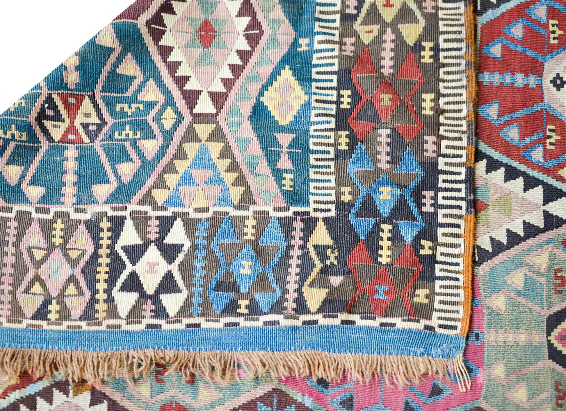 Early 20th Century Turkish Konya Kilim Runner For Sale