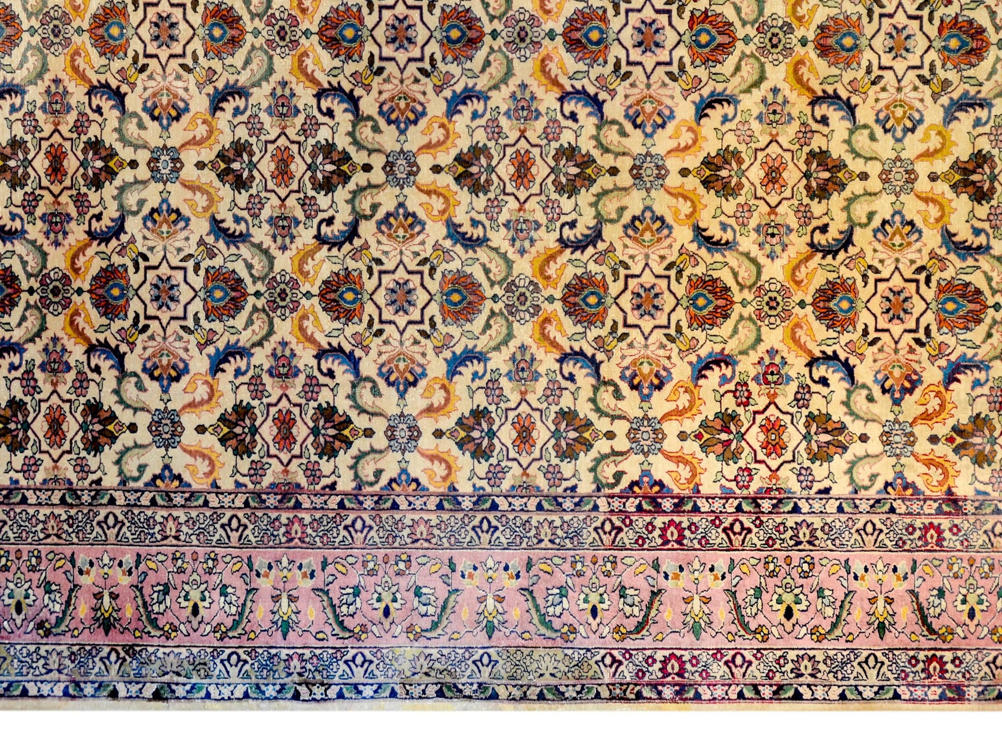 Wonderful Early 20th Century Agra Rug For Sale