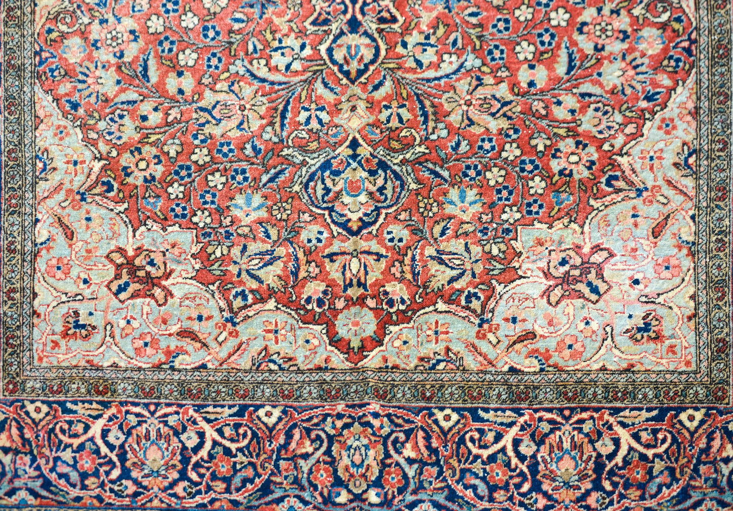 Outstanding Early 20th Century Kashan Rug For Sale