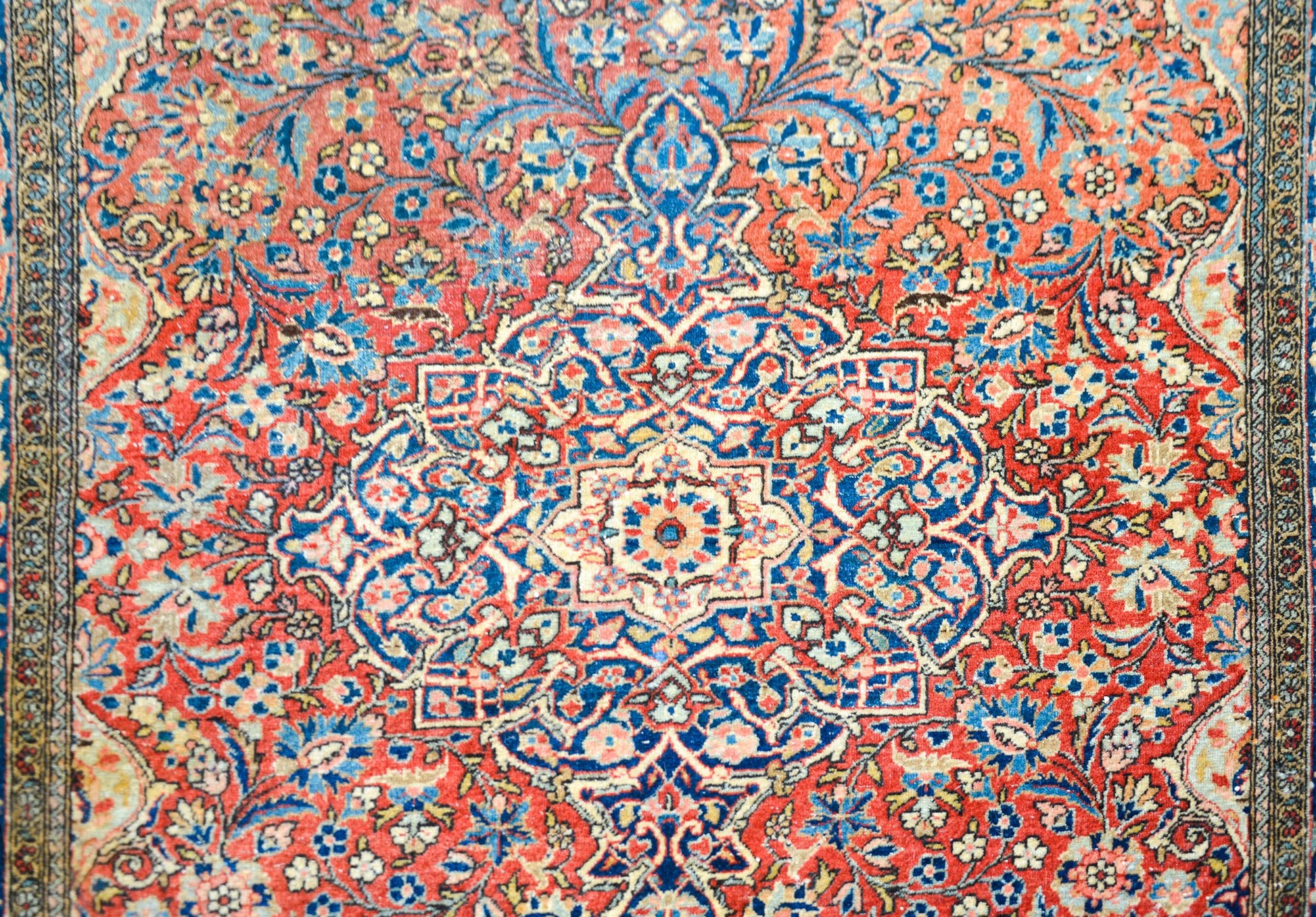 Outstanding Early 20th Century Kashan Rug For Sale