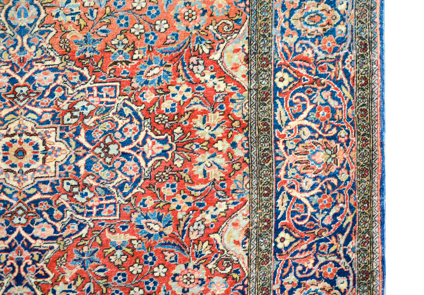 Outstanding Early 20th Century Kashan Rug For Sale