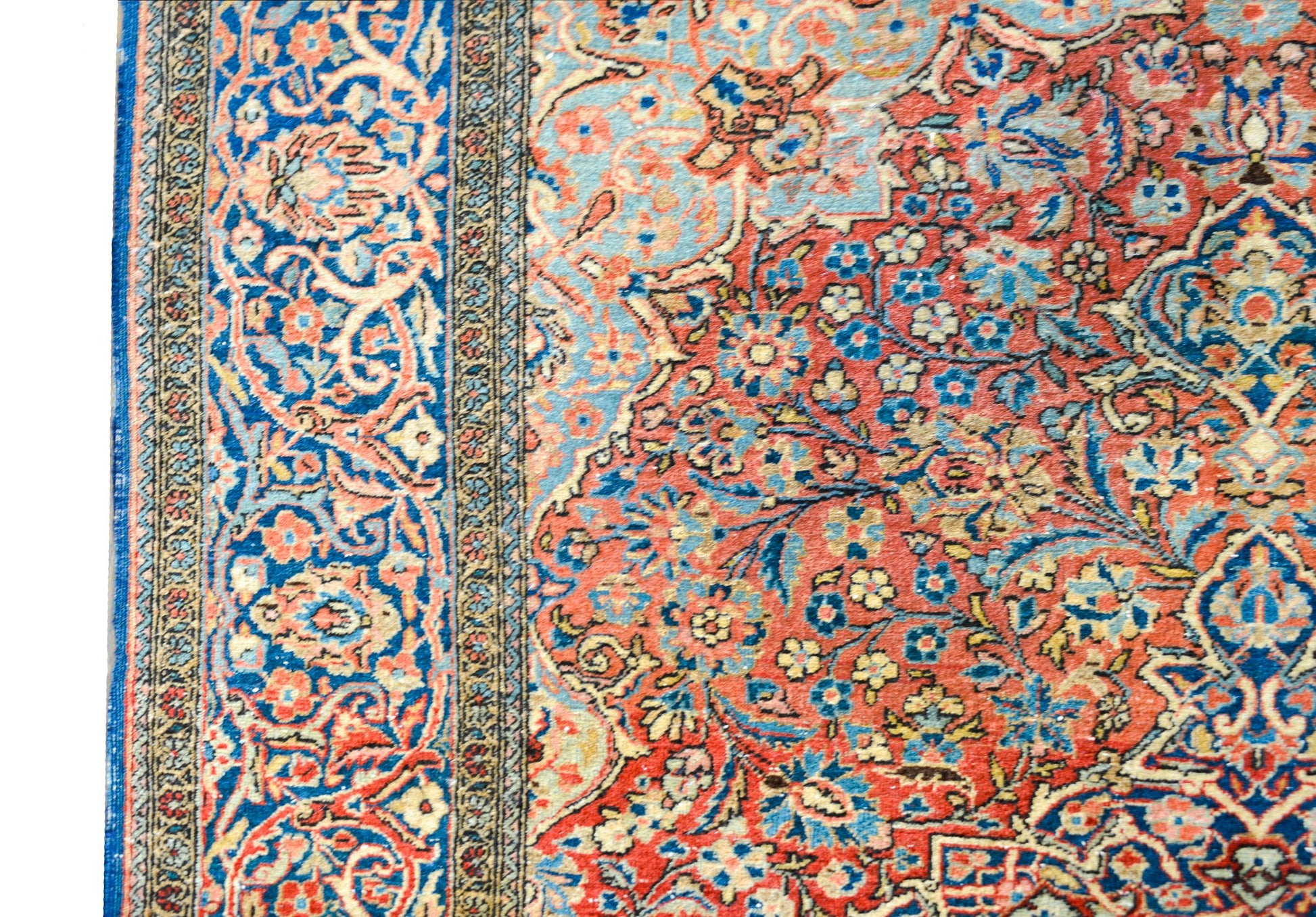 Outstanding Early 20th Century Kashan Rug For Sale