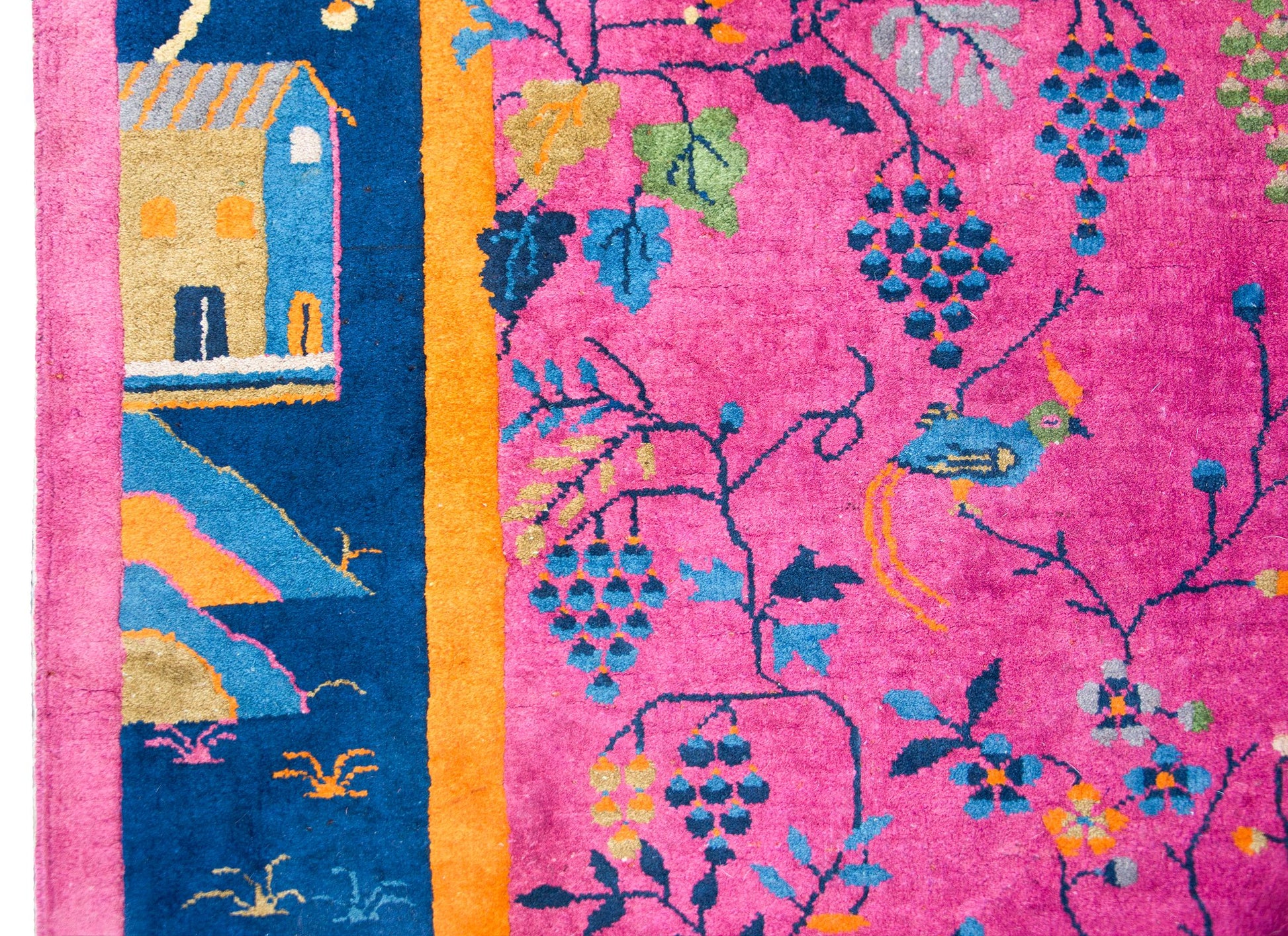 Early 20th Century Chinese Art Deco Rug For Sale