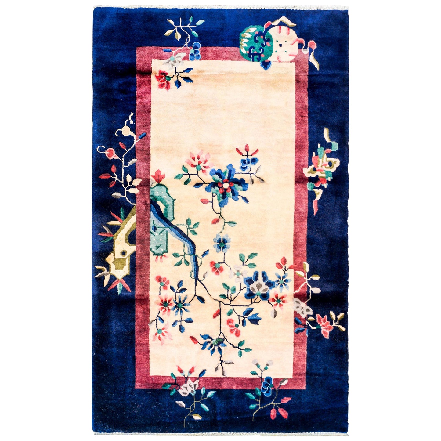Early 20th Century Chinese Art Deco Rug For Sale