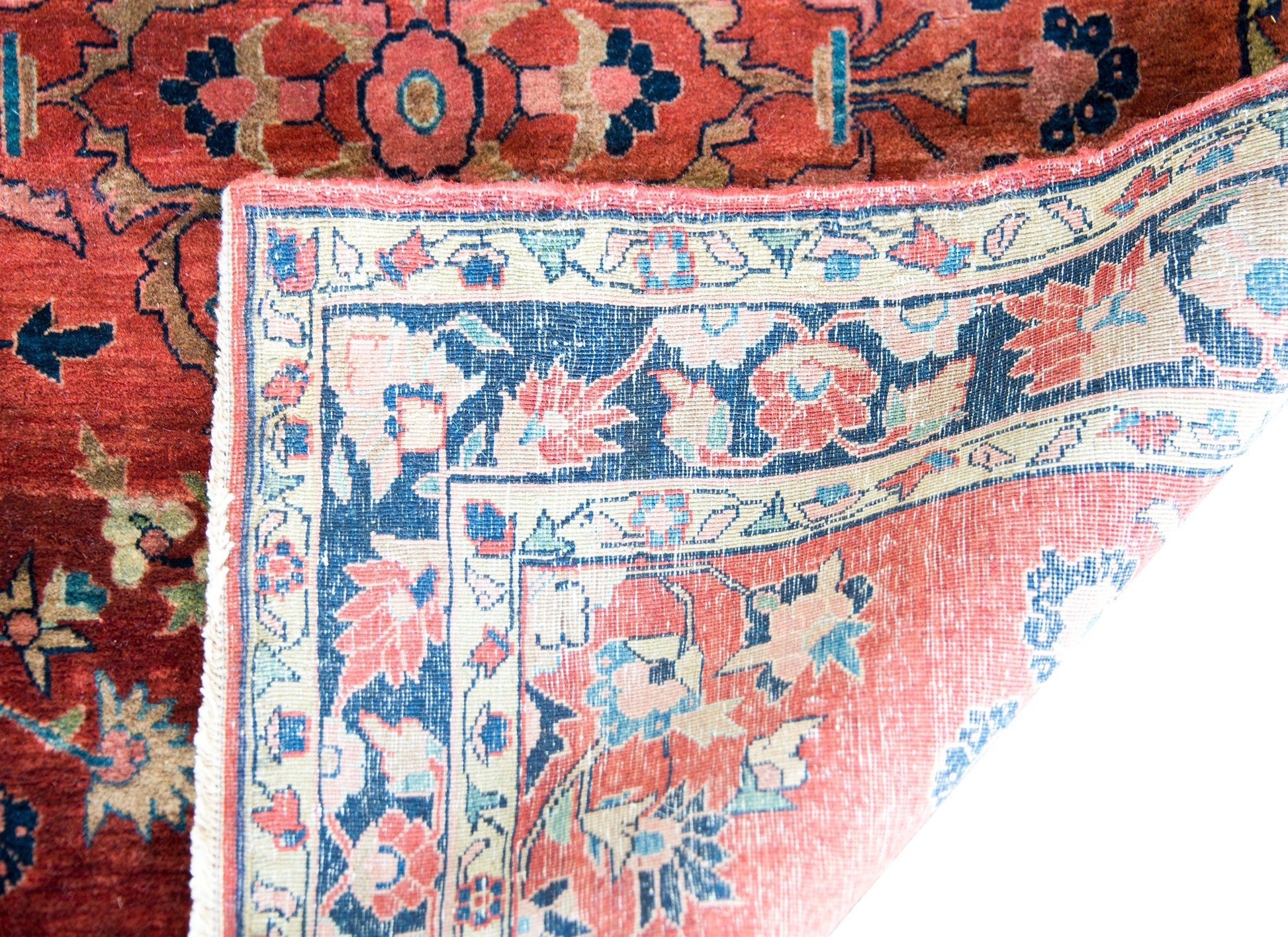 Early 20th Century Persian Sarouk Mohajeran Rug For Sale