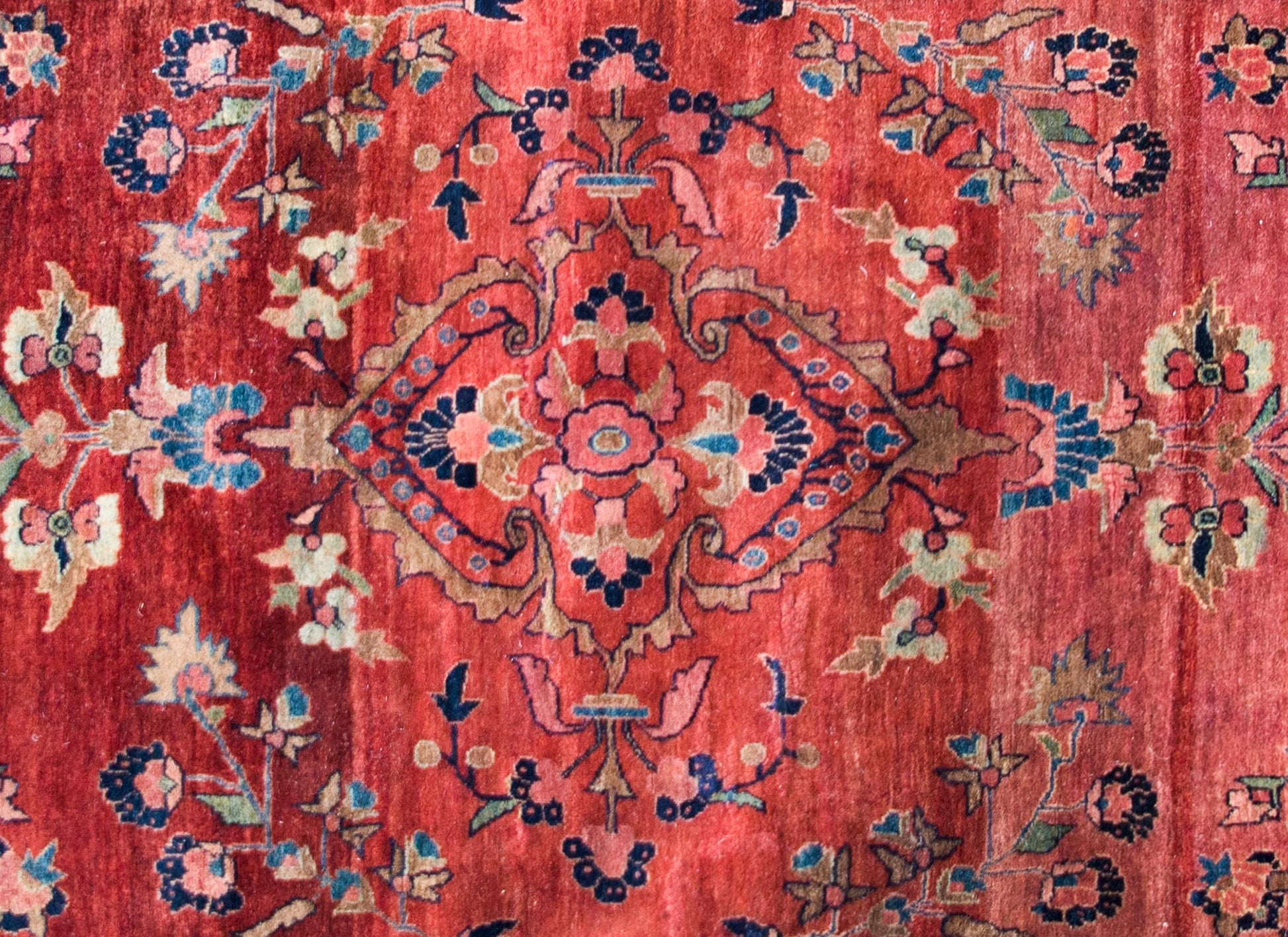 Early 20th Century Persian Sarouk Mohajeran Rug For Sale