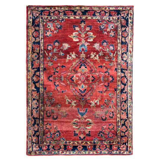 Early 20th Century Persian Sarouk Mohajeran Rug For Sale