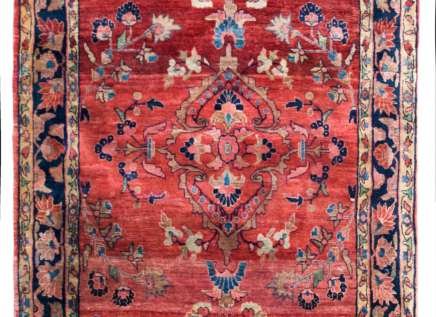 Early 20th Century Persian Sarouk Mohajeran Rug For Sale
