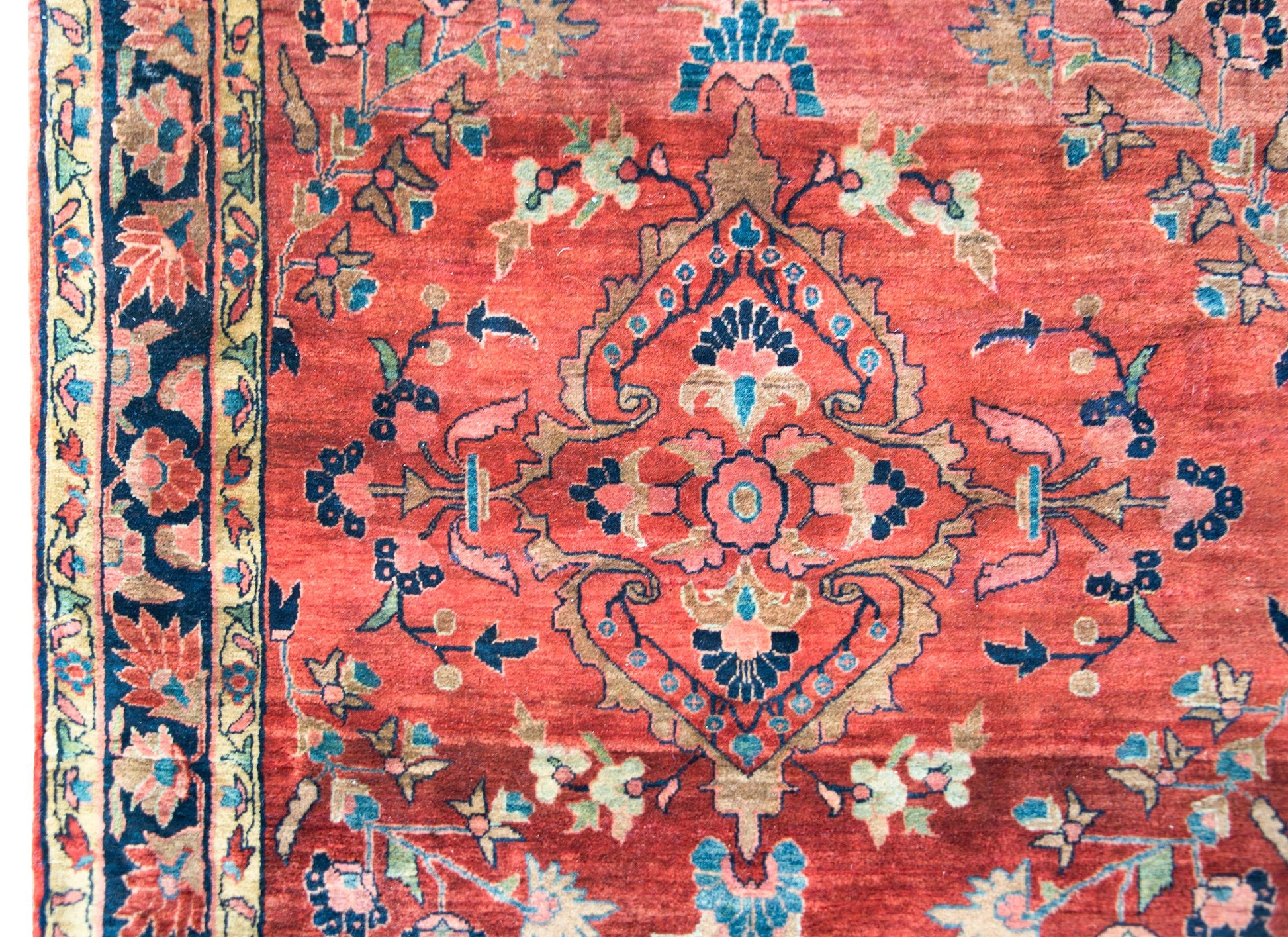 Early 20th Century Persian Sarouk Mohajeran Rug For Sale