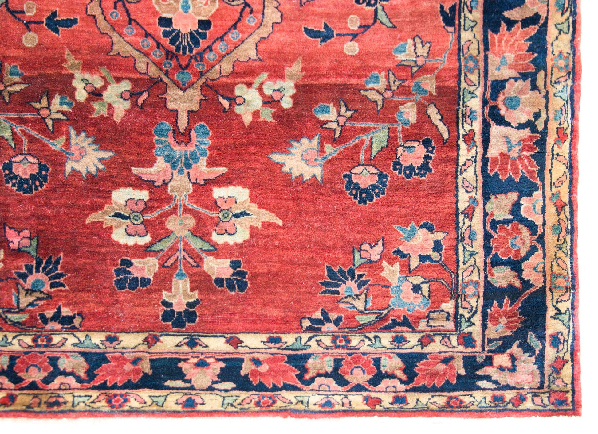 Early 20th Century Persian Sarouk Mohajeran Rug For Sale