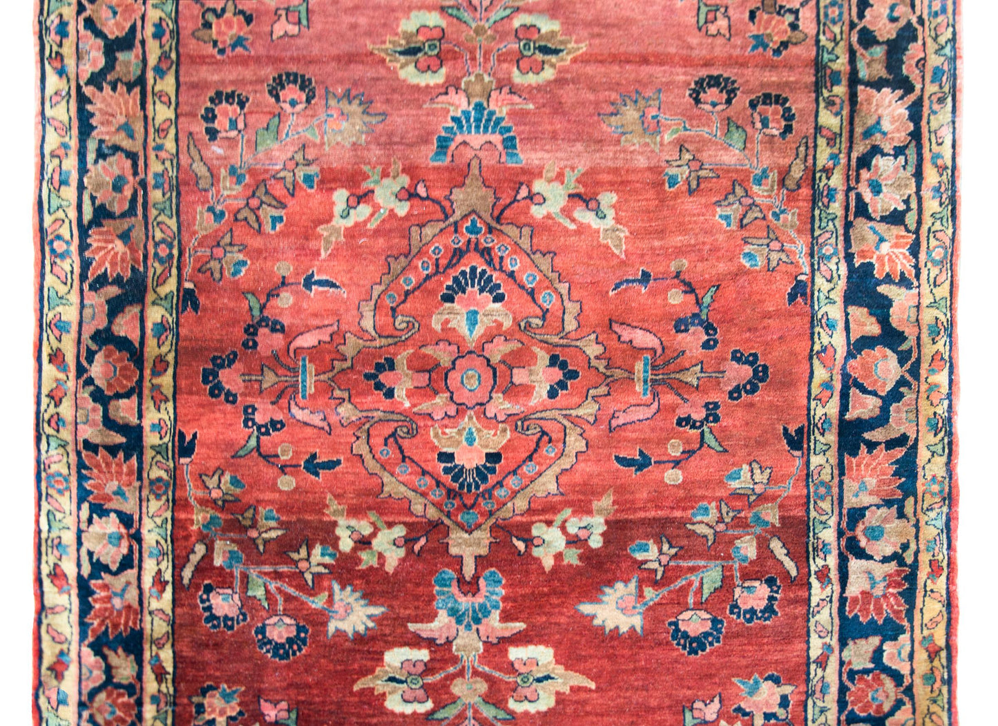 Early 20th Century Persian Sarouk Mohajeran Rug For Sale