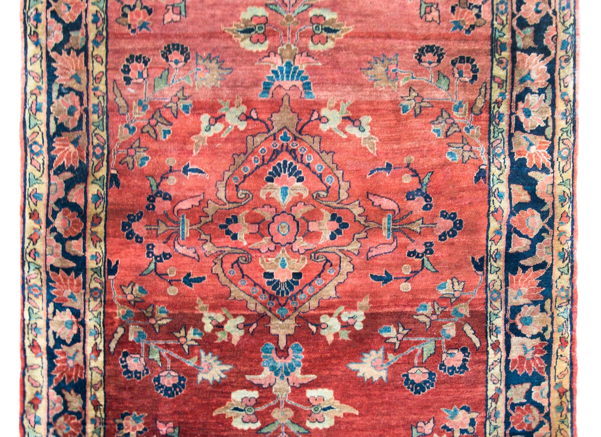 Early 20th Century Persian Sarouk Mohajeran Rug For Sale