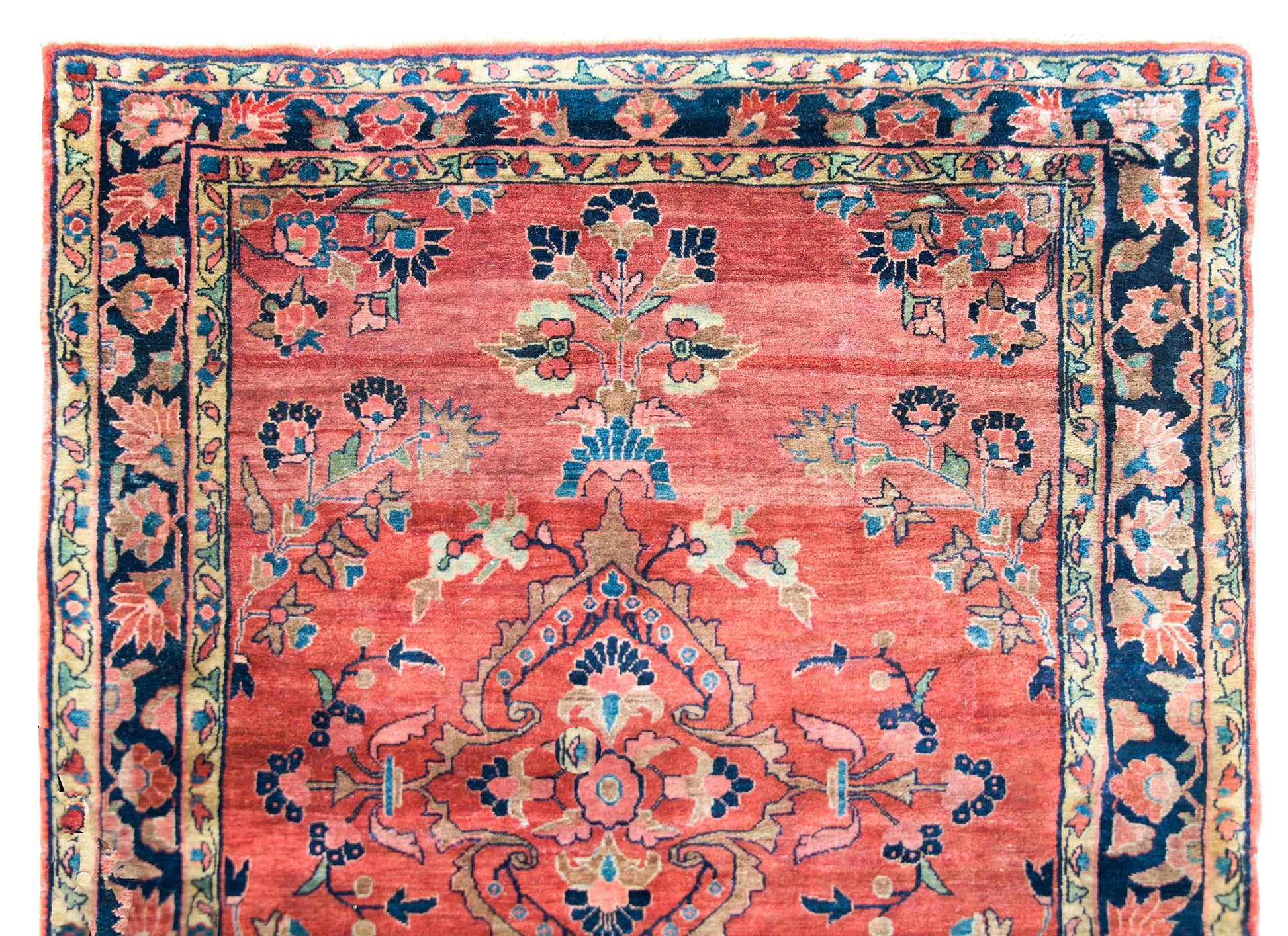 Early 20th Century Persian Sarouk Mohajeran Rug For Sale
