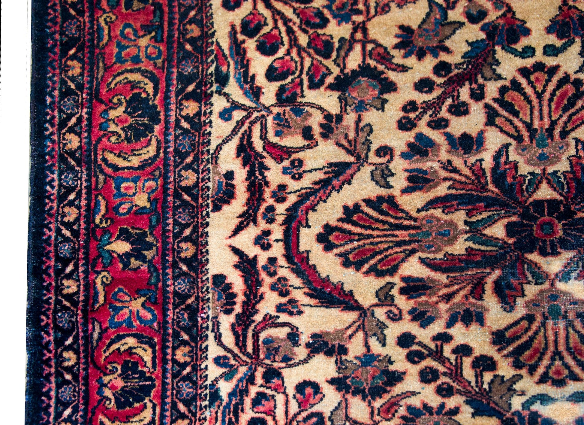 Early 20th Century Persian Lilihan Rug For Sale