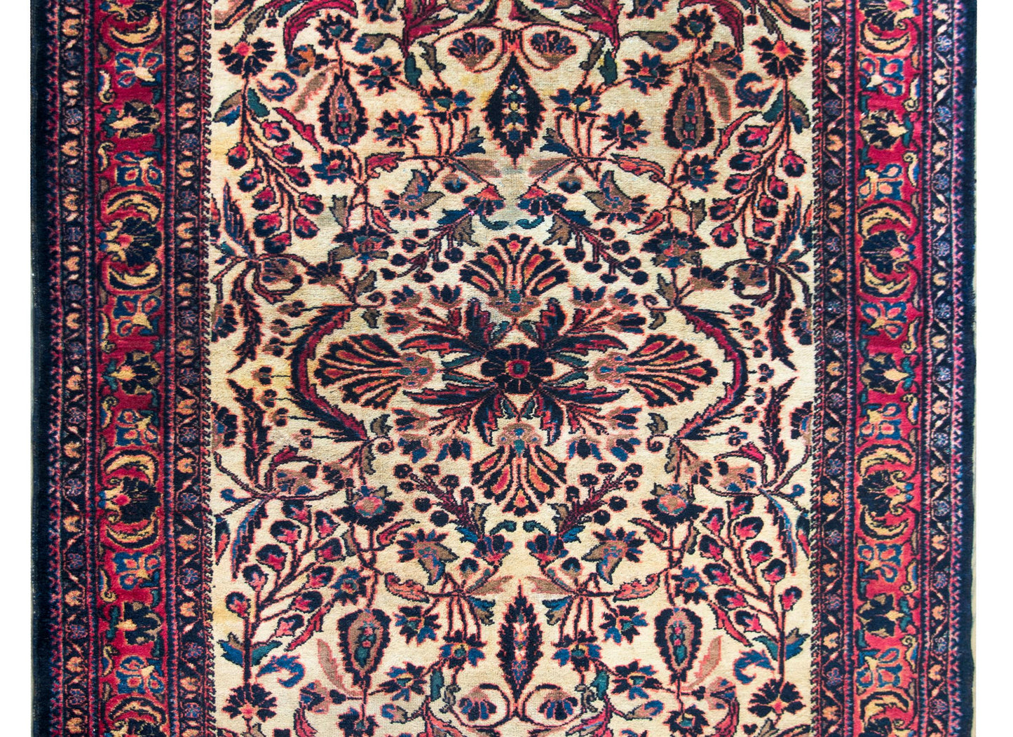 Early 20th Century Persian Lilihan Rug For Sale