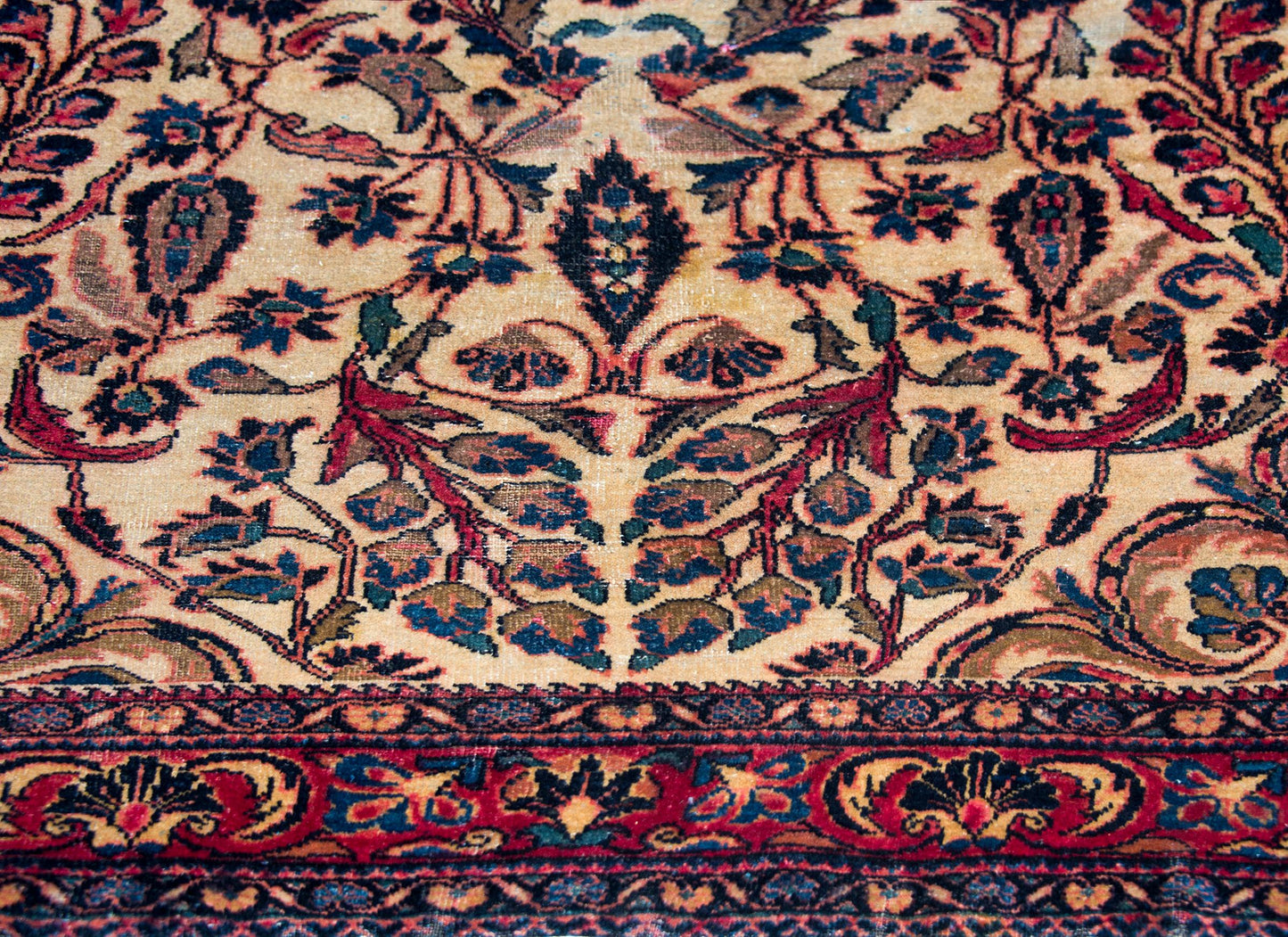 Early 20th Century Persian Lilihan Rug For Sale