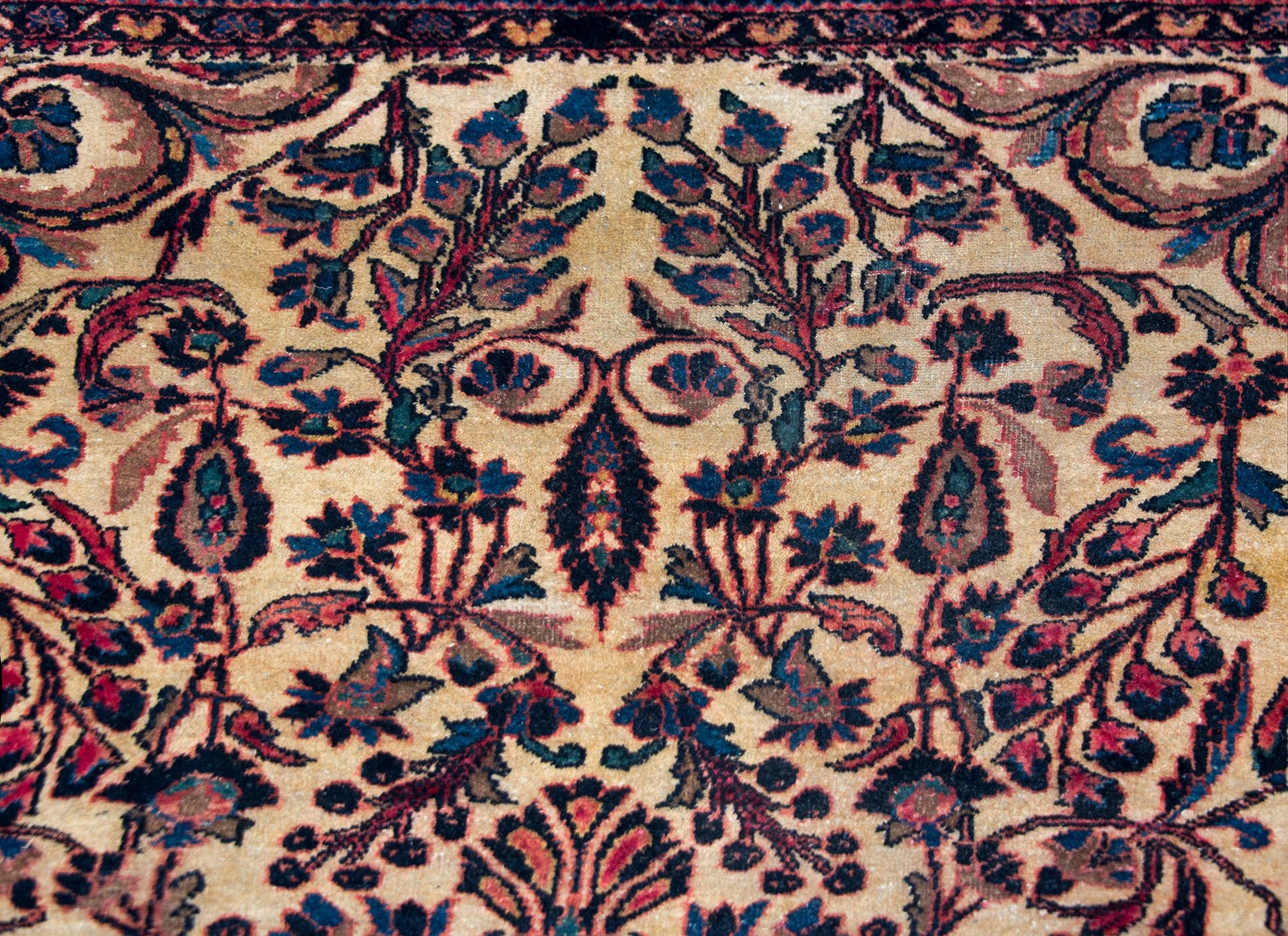 Early 20th Century Persian Lilihan Rug For Sale