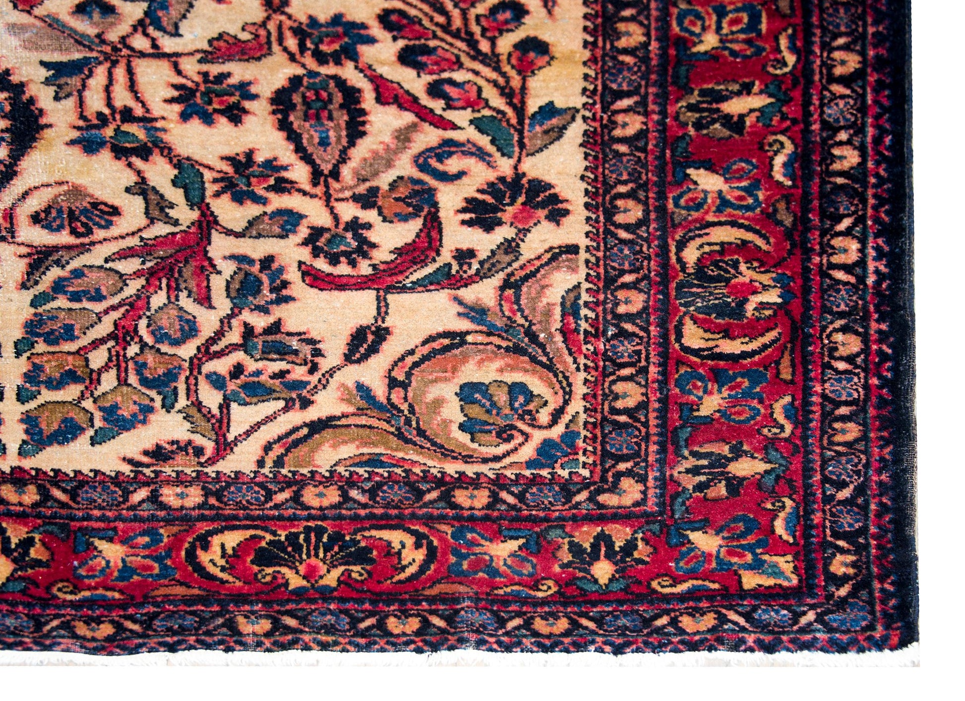 Early 20th Century Persian Lilihan Rug For Sale
