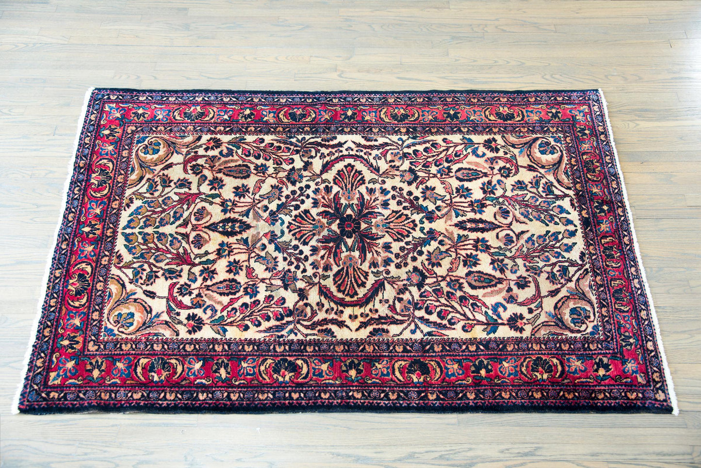 Early 20th Century Persian Lilihan Rug For Sale