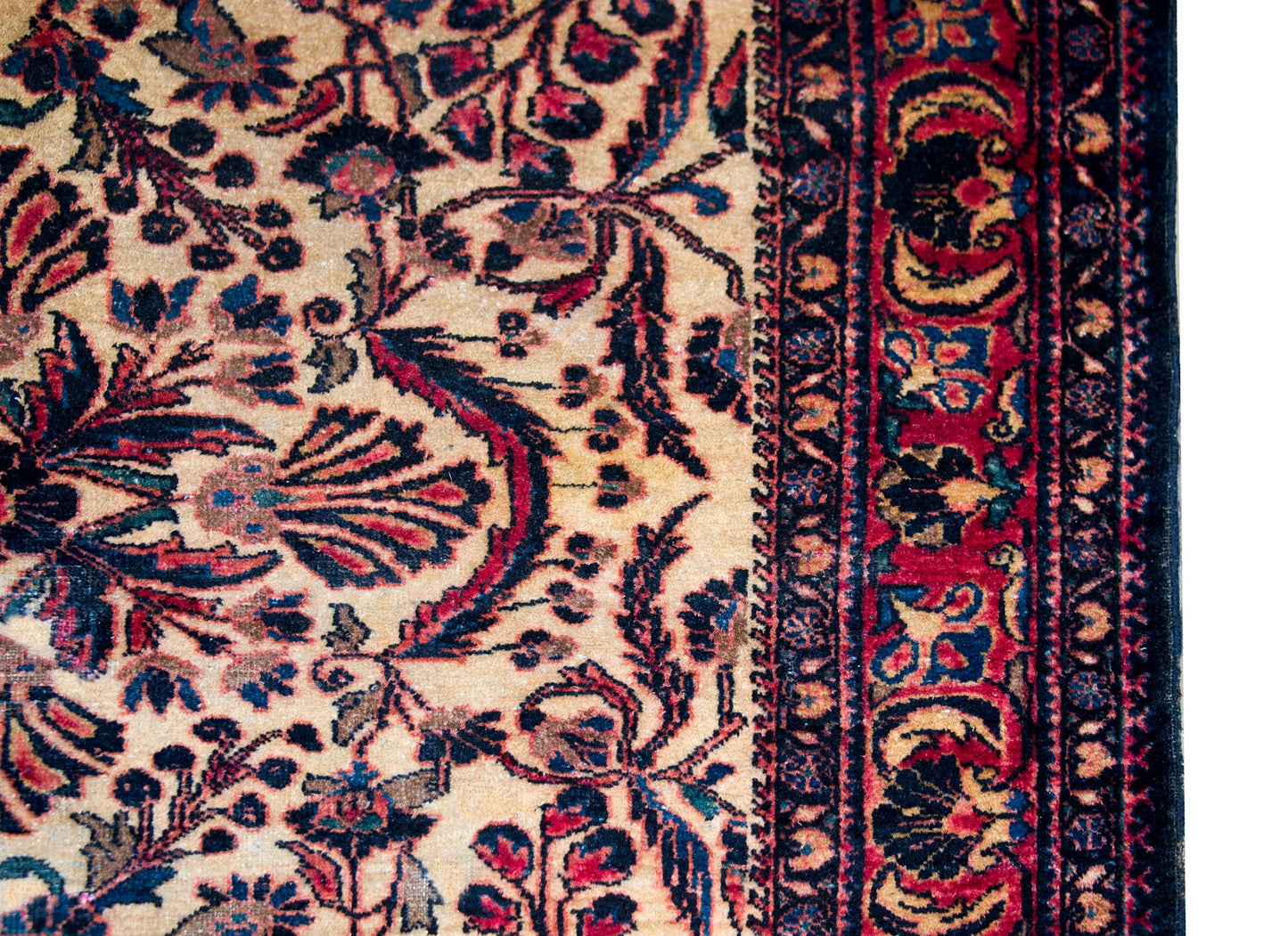 Early 20th Century Persian Lilihan Rug For Sale