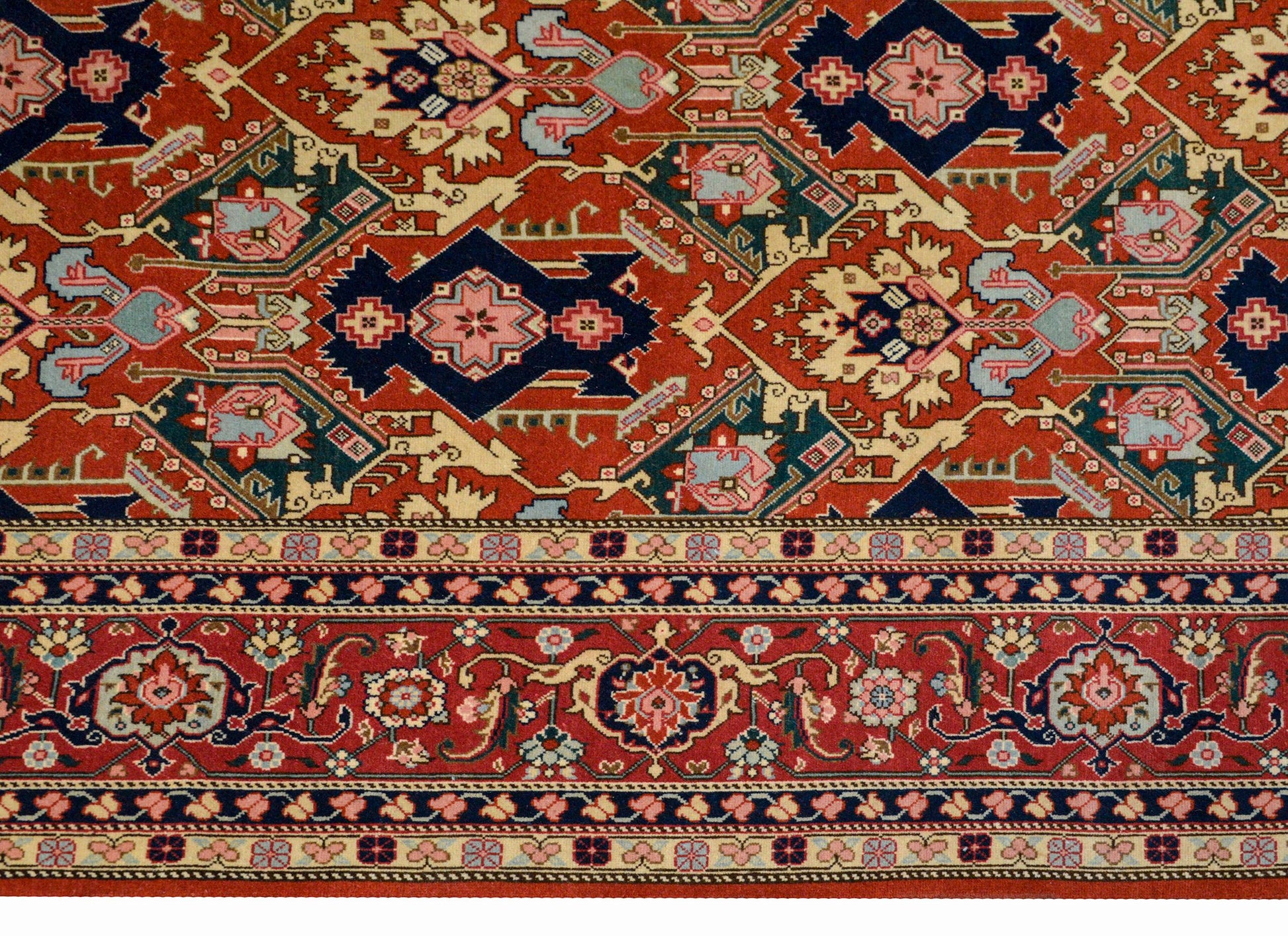 Outstanding Vintage Serapi-Style Rug For Sale