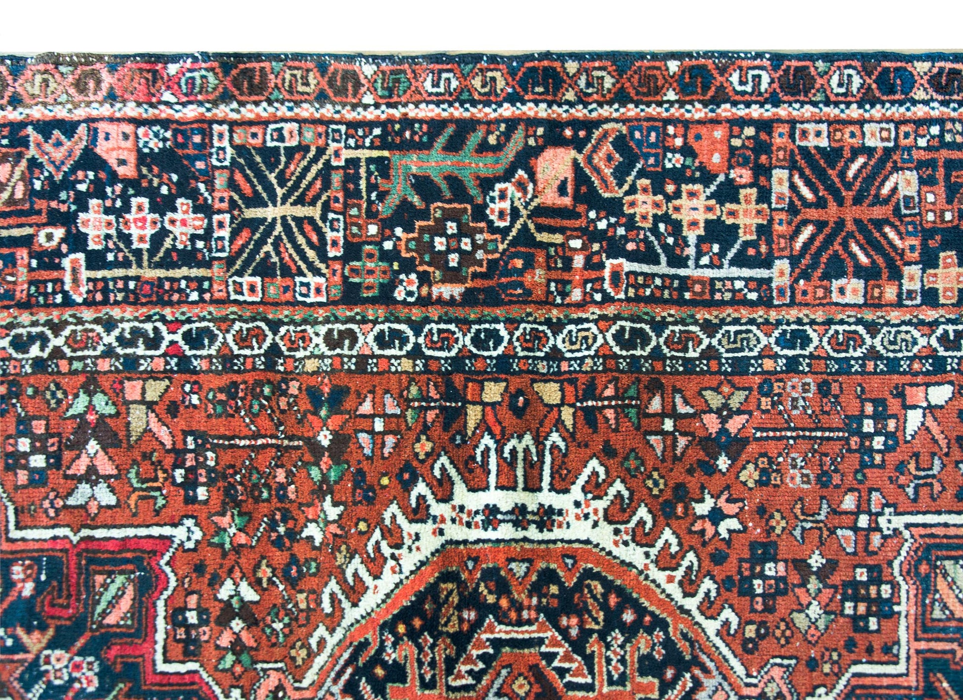 Early 20th Century Persian Karaja Rug For Sale