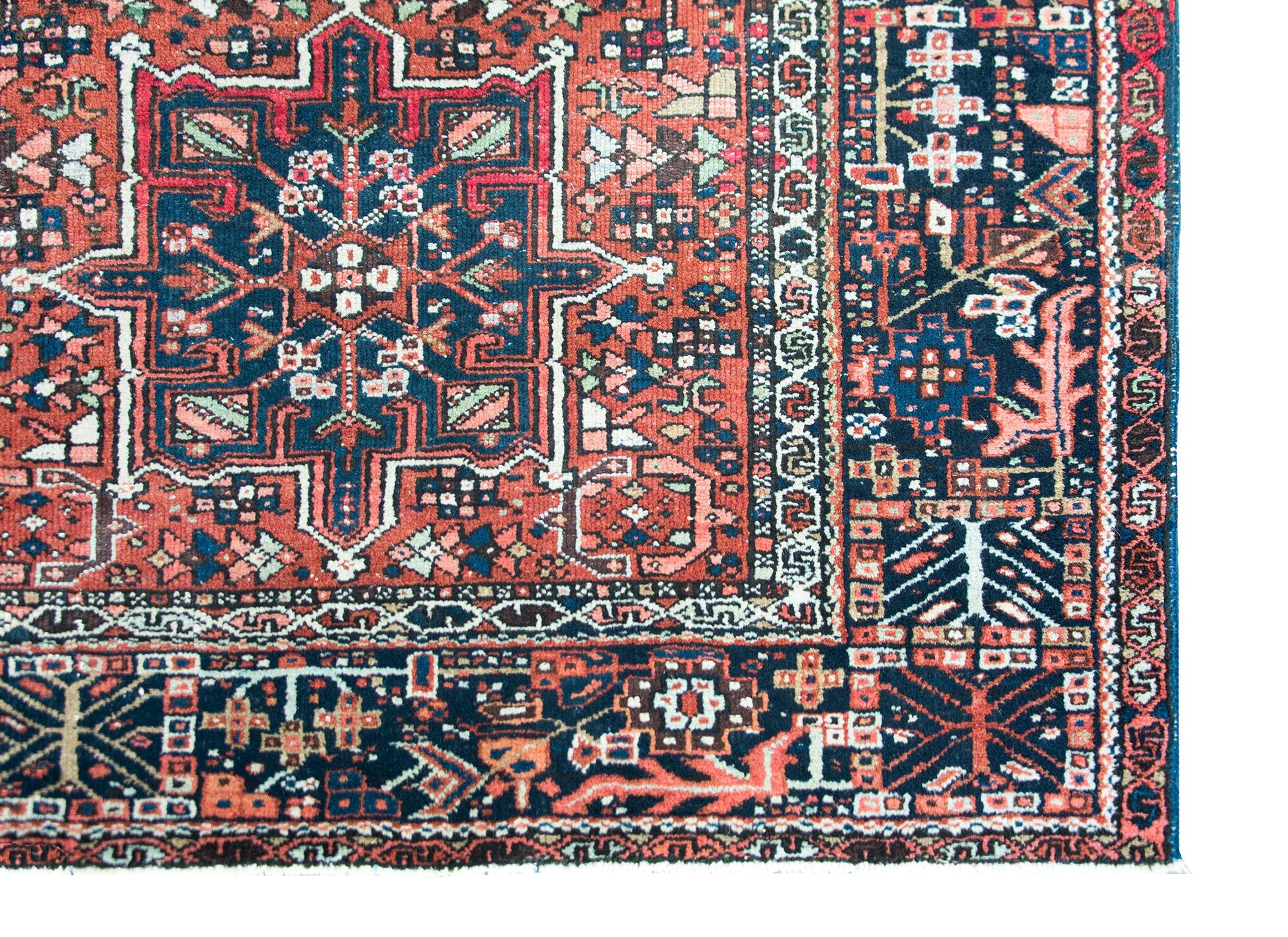 Early 20th Century Persian Karaja Rug For Sale
