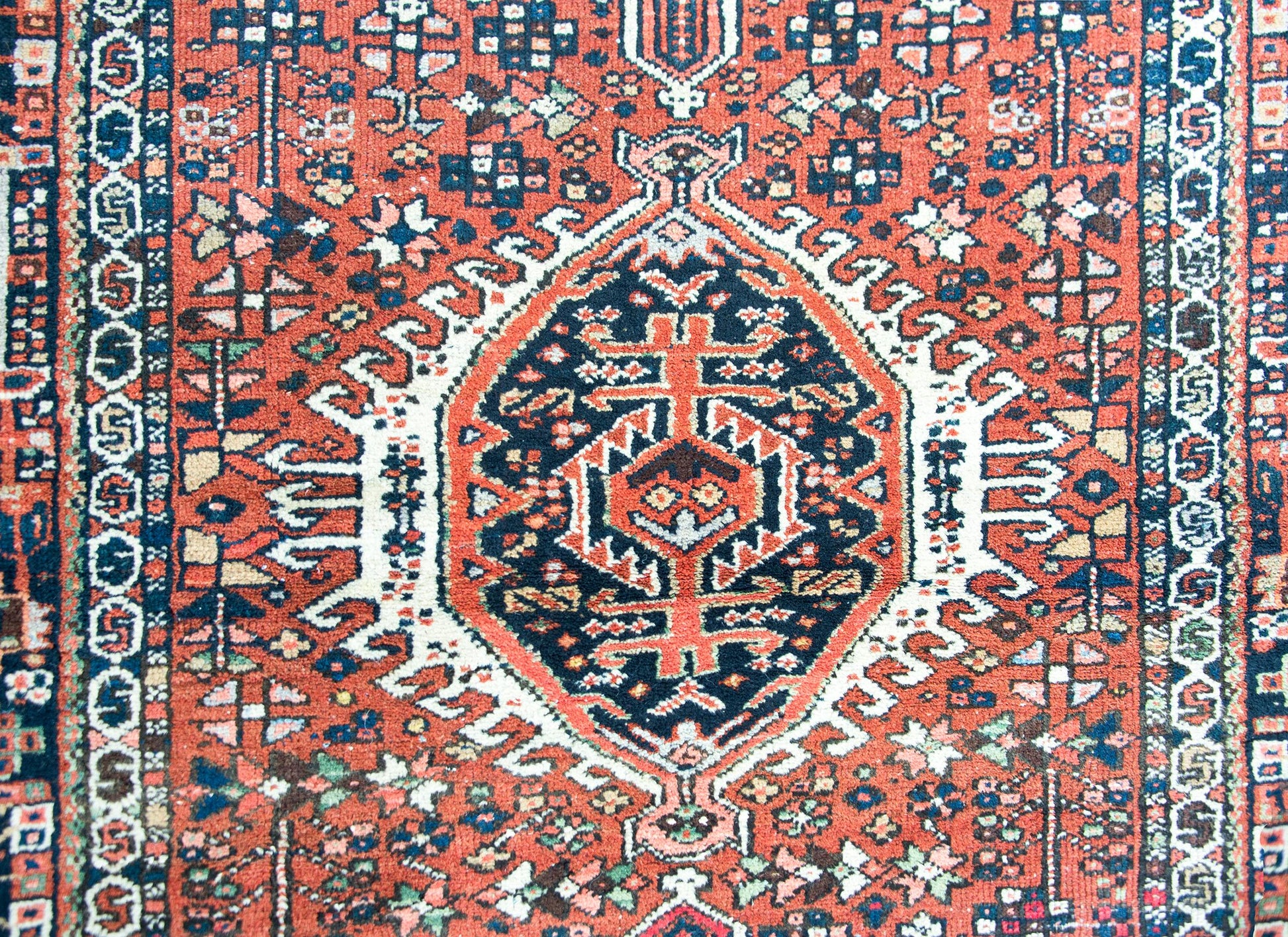 Early 20th Century Persian Karaja Rug For Sale