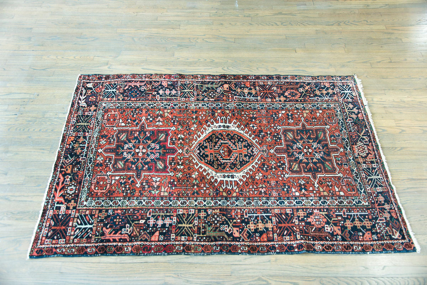 Early 20th Century Persian Karaja Rug For Sale