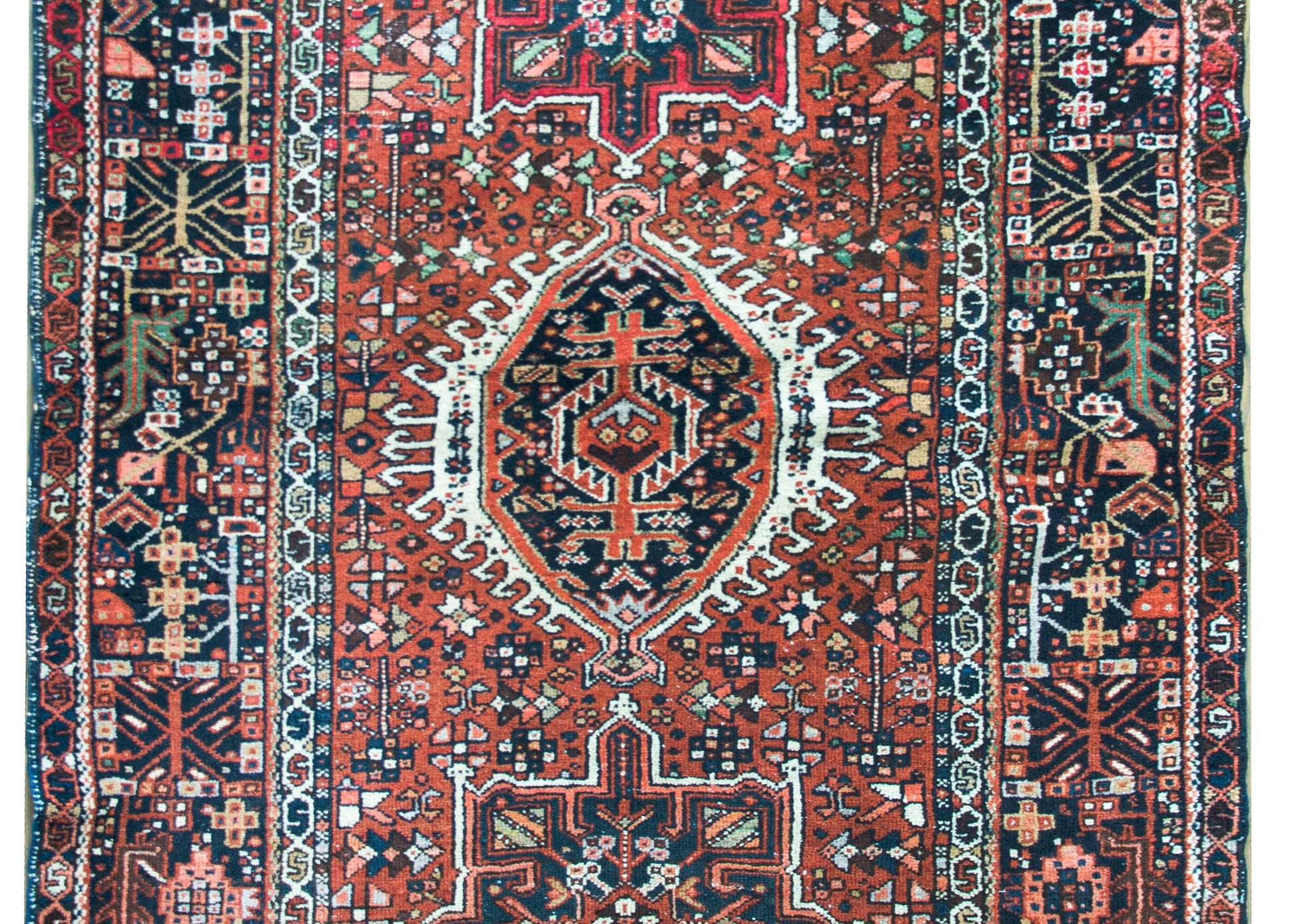 Early 20th Century Persian Karaja Rug For Sale