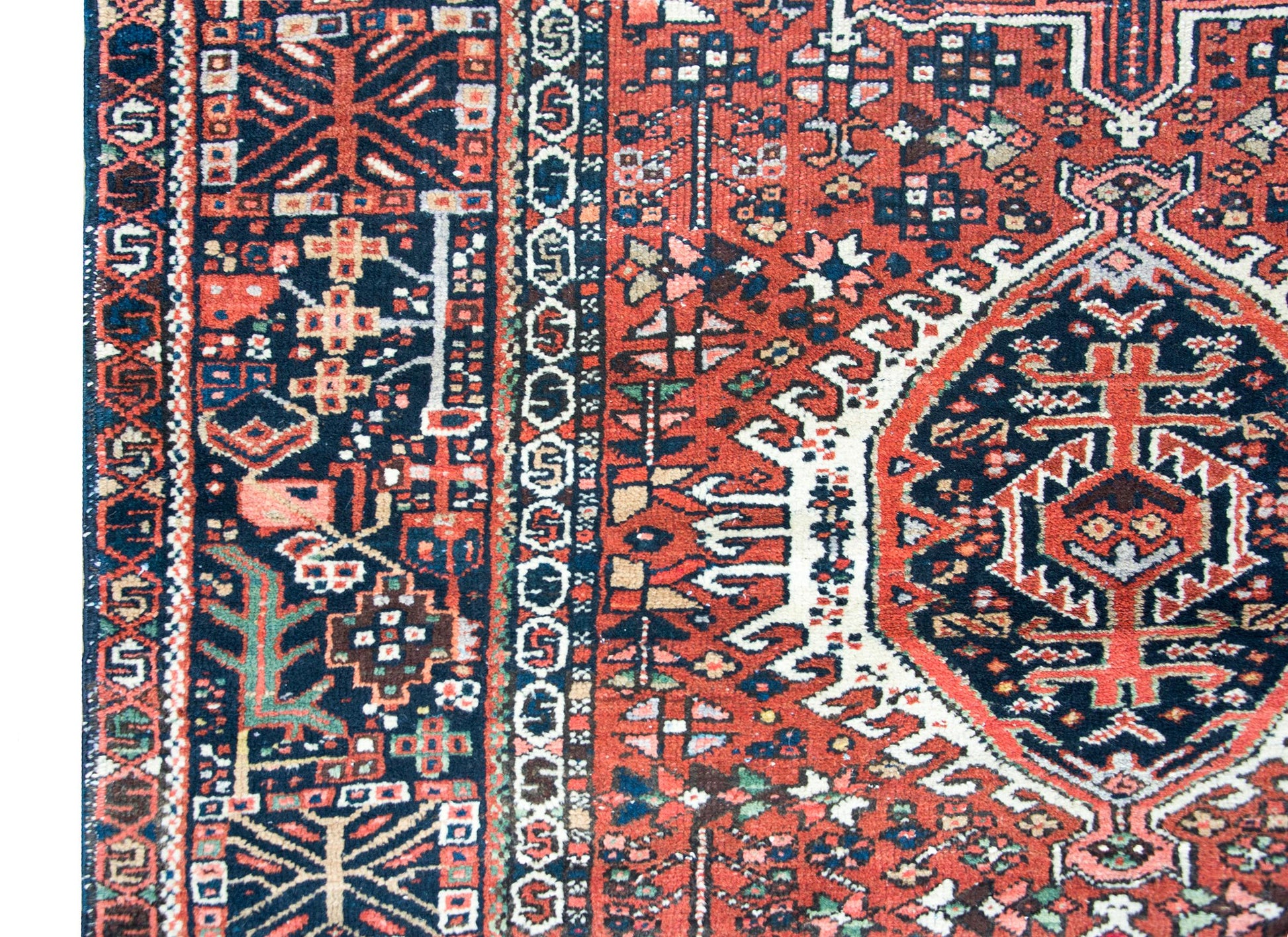 Early 20th Century Persian Karaja Rug For Sale