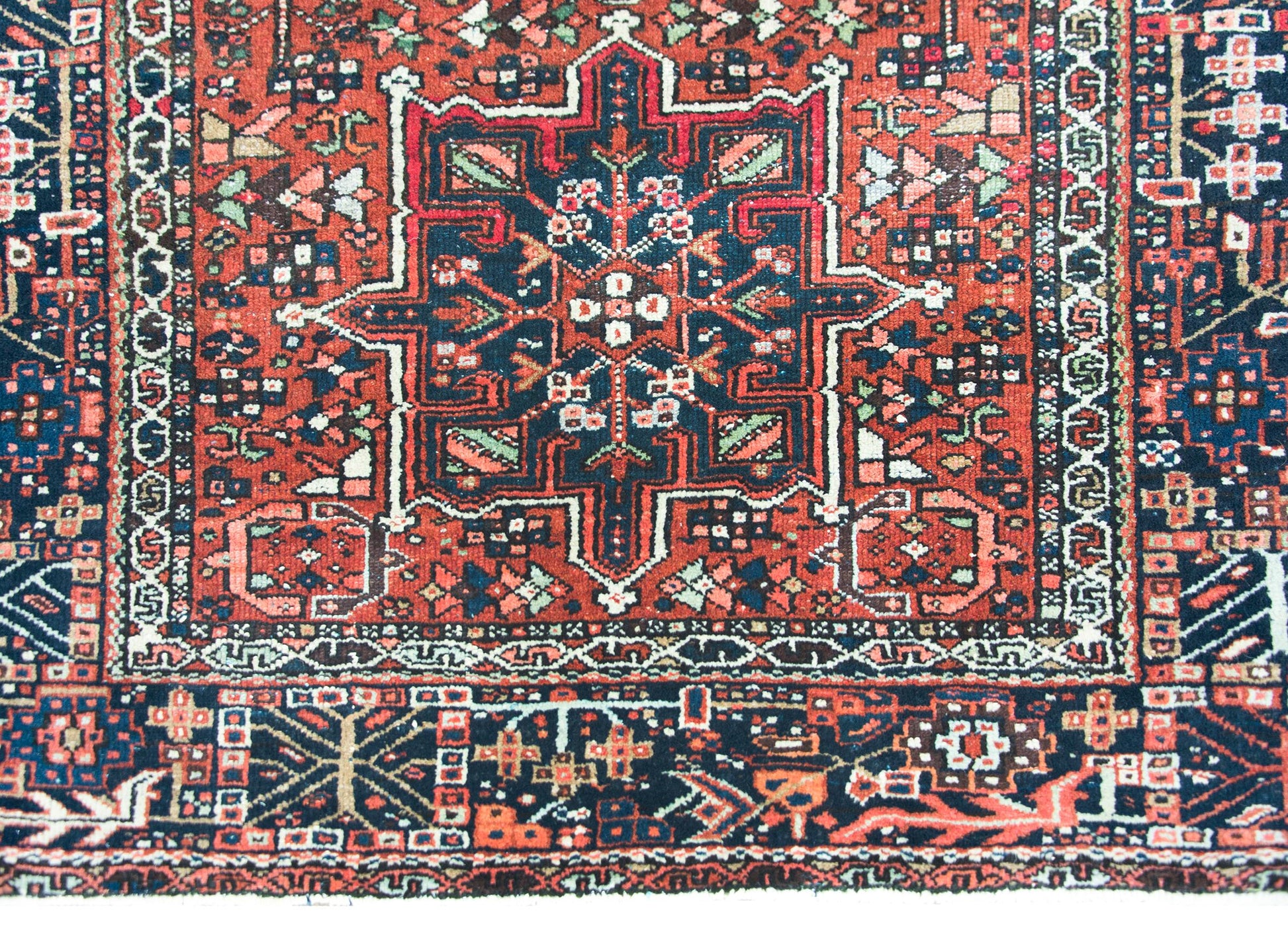 Early 20th Century Persian Karaja Rug For Sale