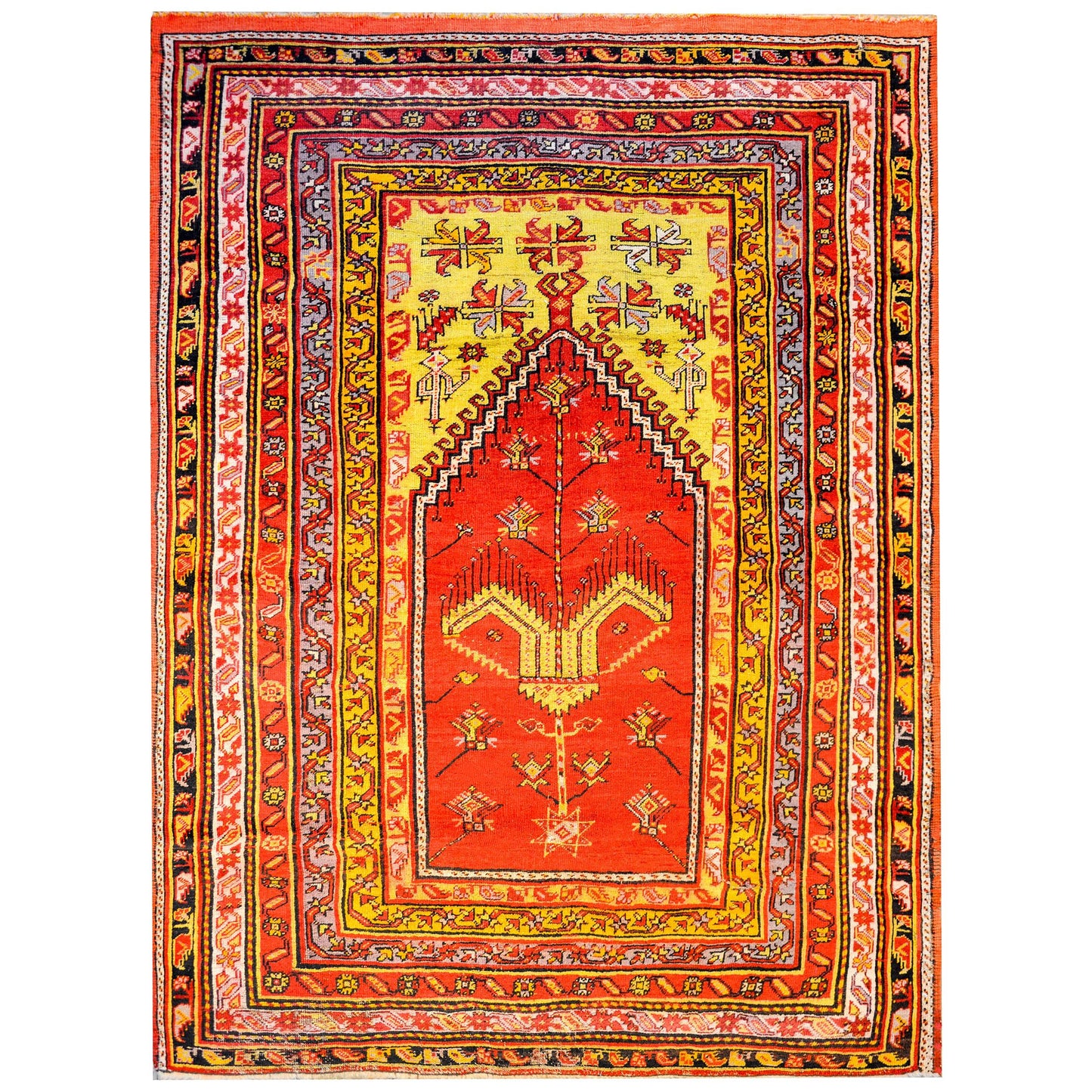 Wonderful Early 20th Century Turkish Prayer Rug For Sale