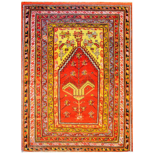Wonderful Early 20th Century Turkish Prayer Rug For Sale