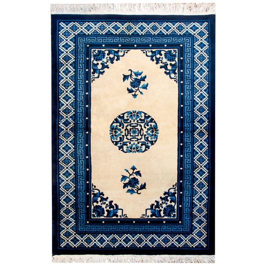 Early 20th Century Chinese Peking Rug For Sale