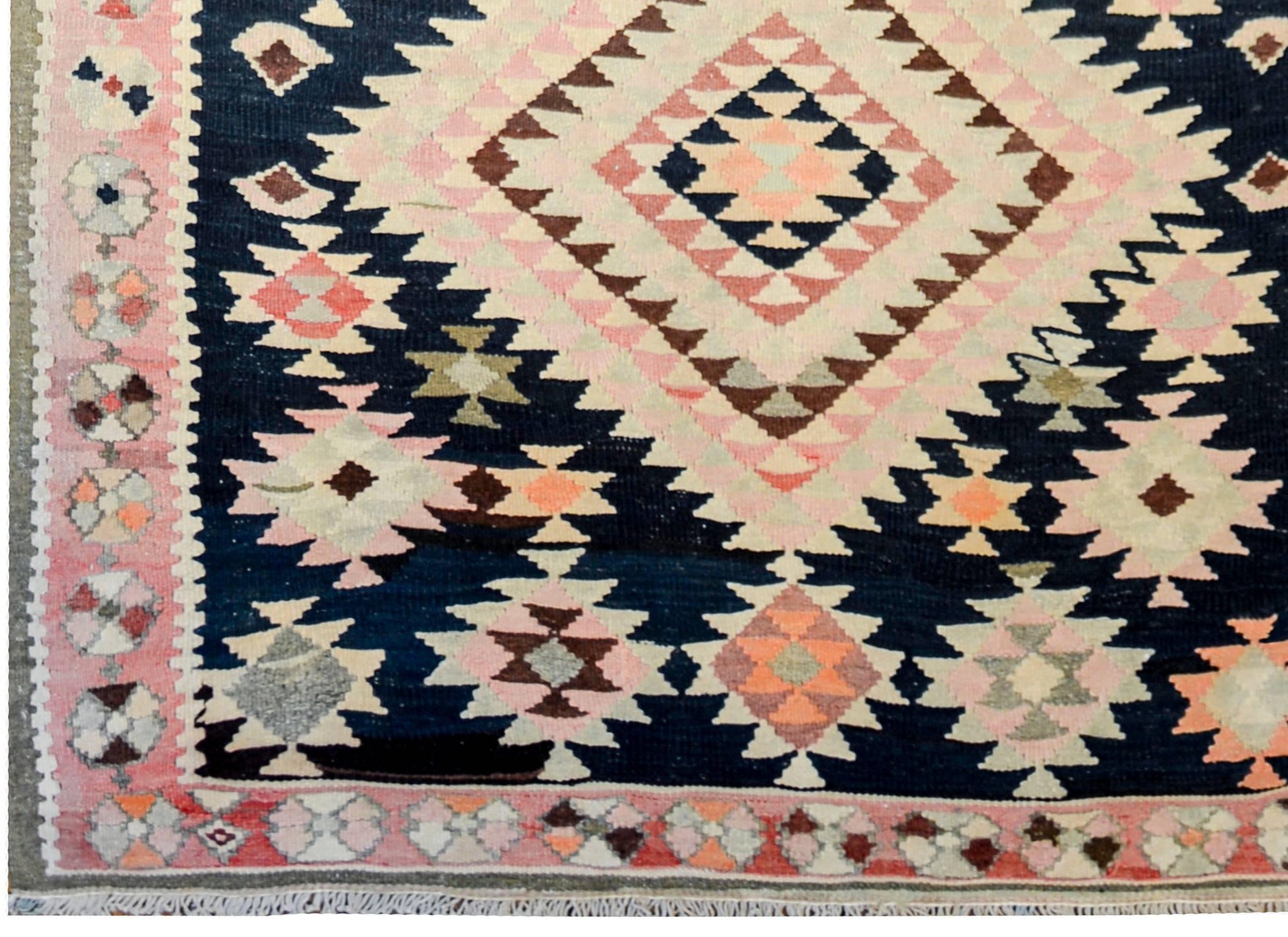 Wonderful Early 20th Cenrury Zarand Kilim Runner For Sale