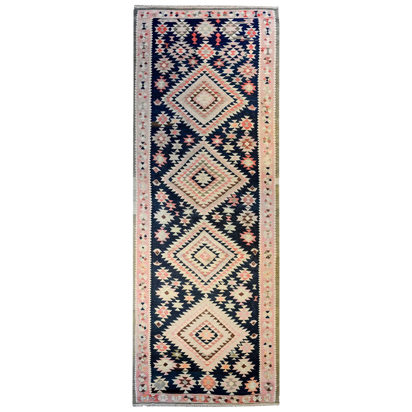 Wonderful Early 20th Cenrury Zarand Kilim Runner For Sale