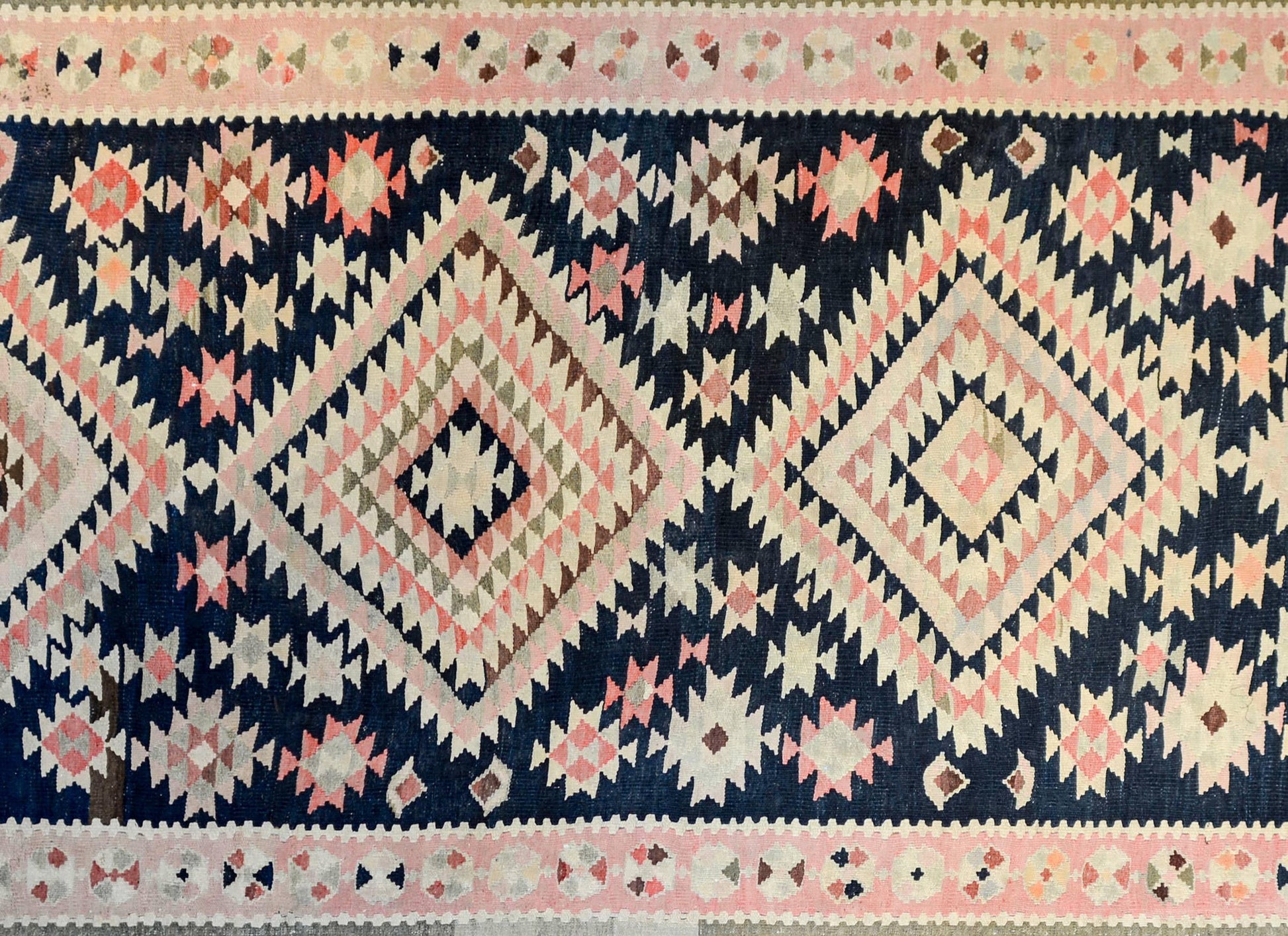 Wonderful Early 20th Cenrury Zarand Kilim Runner For Sale