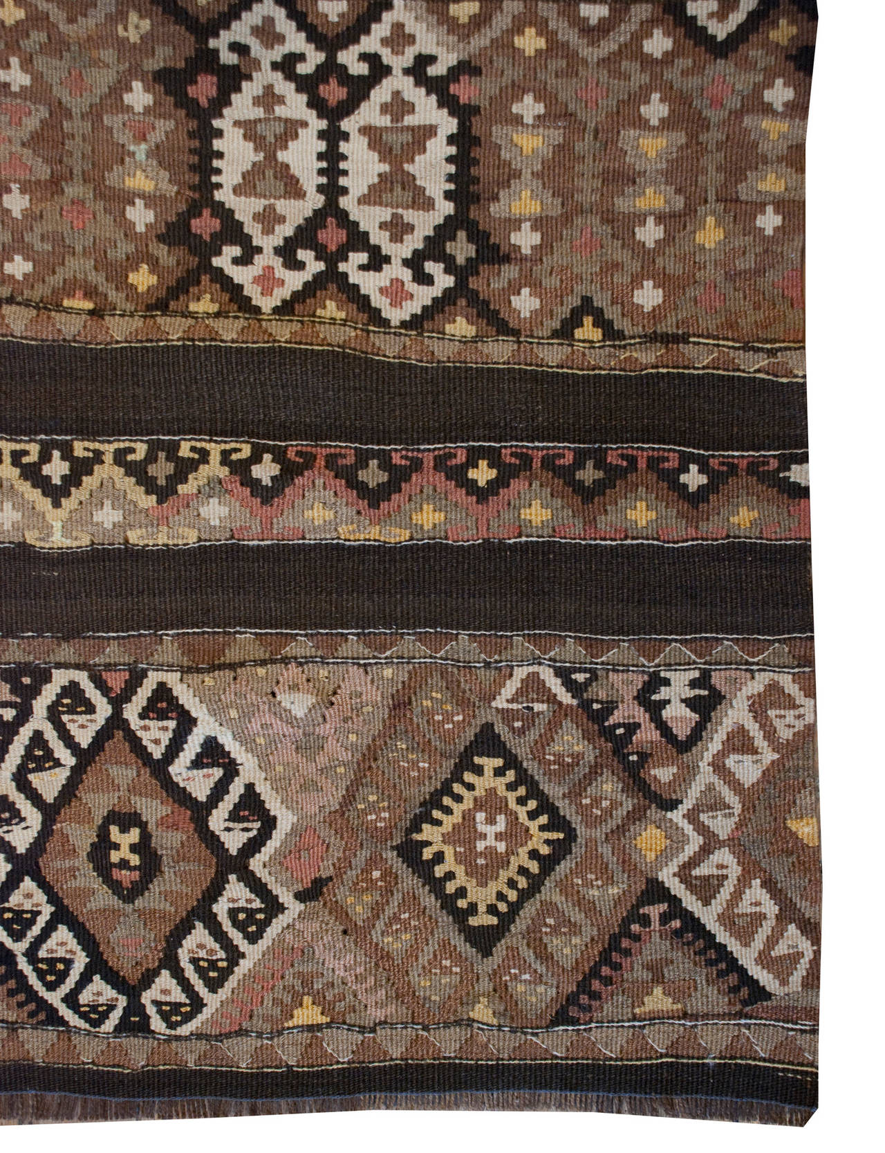 Early 20th Century Azeri Kilim Rug For Sale