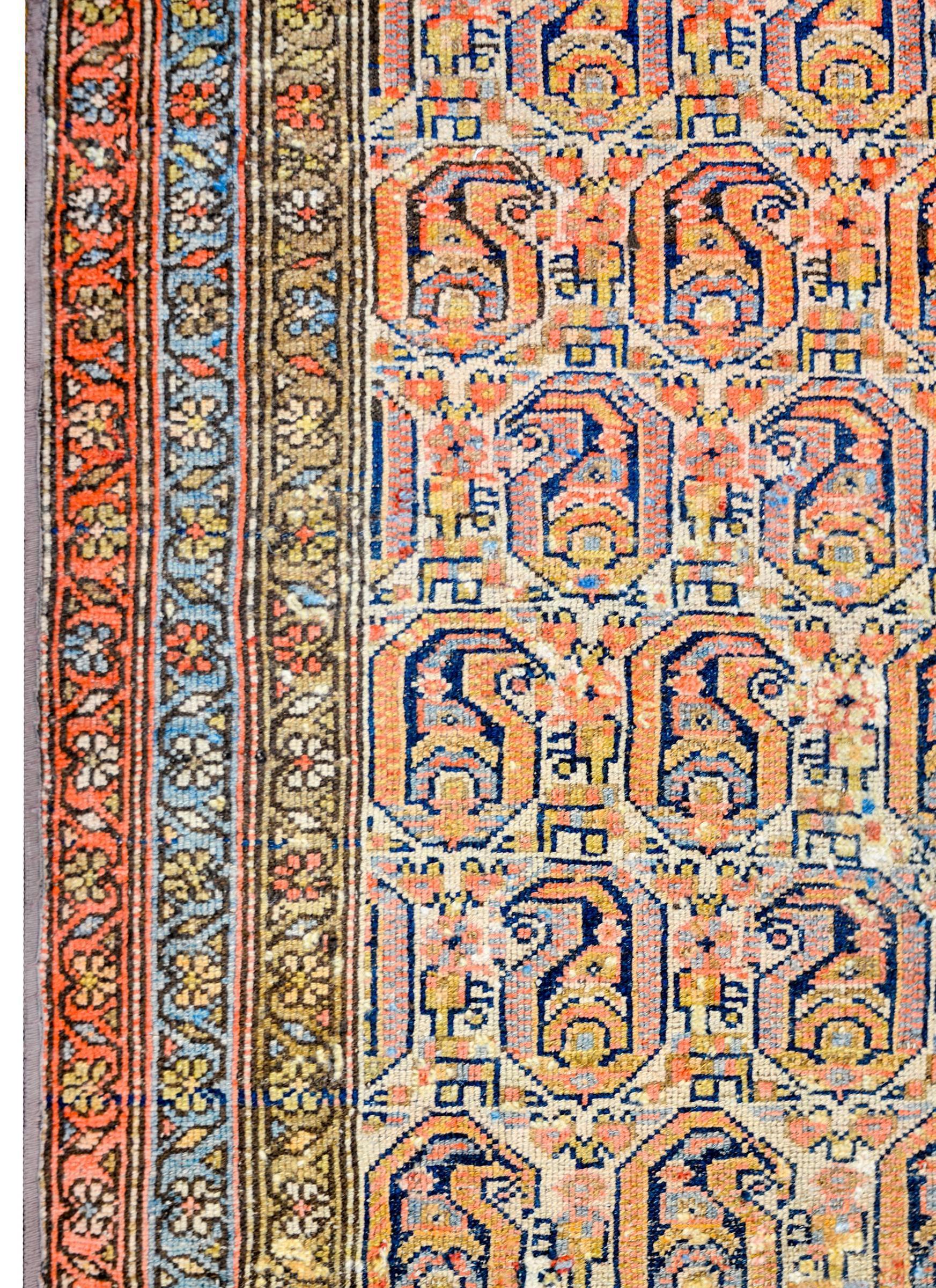 Wonderful Early 20th Century Bibikibad Rug For Sale