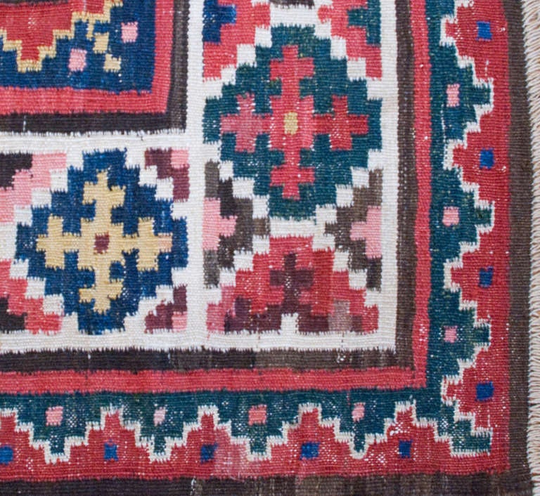 Antique Bakhtiari Kilim Rug For Sale