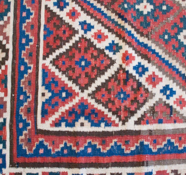 Antique Bakhtiari Kilim Rug For Sale