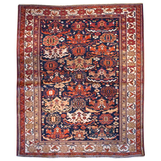 19th Century Afshar Carpet For Sale