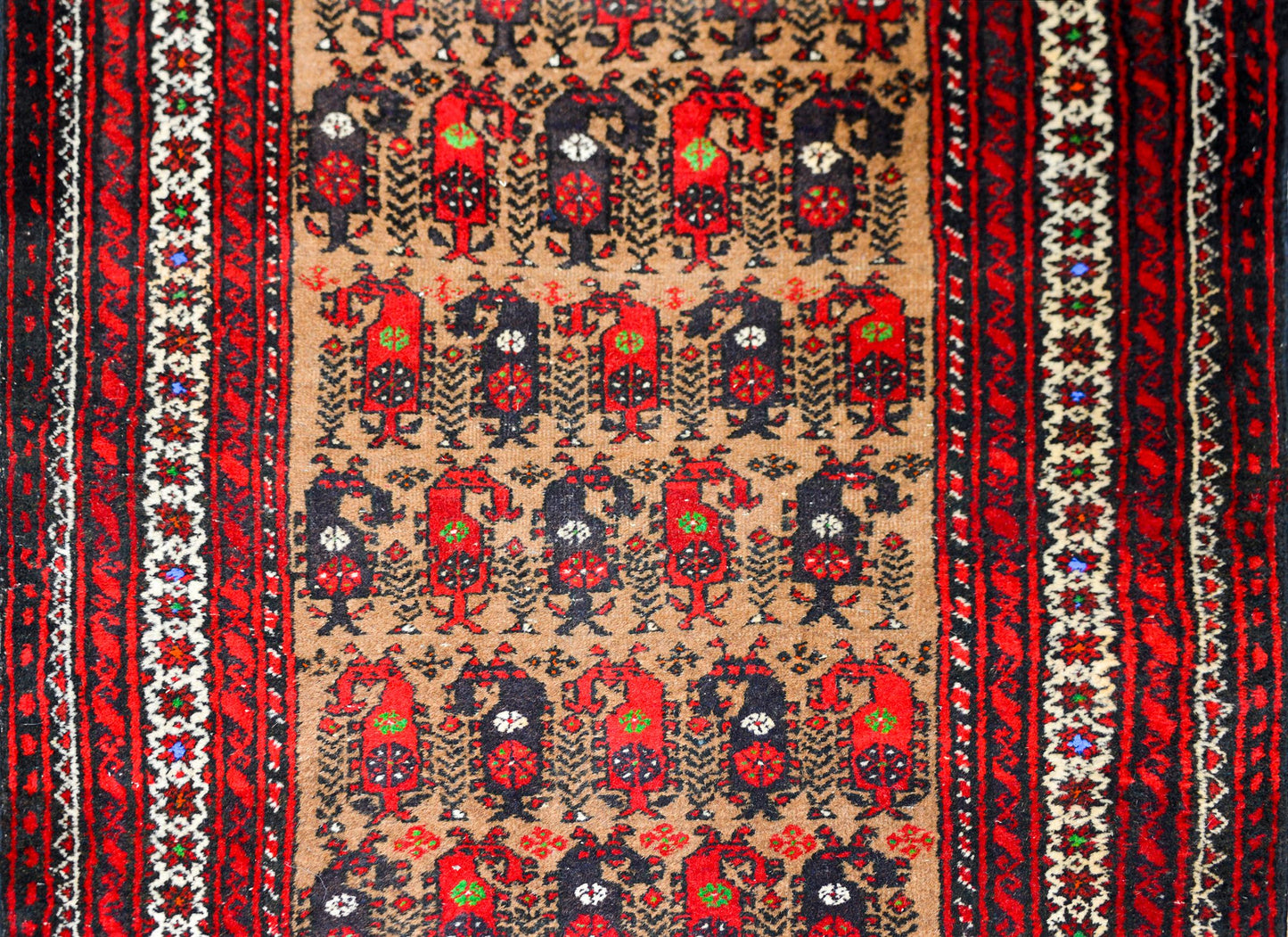 Vintage Afghani Baluch Prayer Rug For Sale