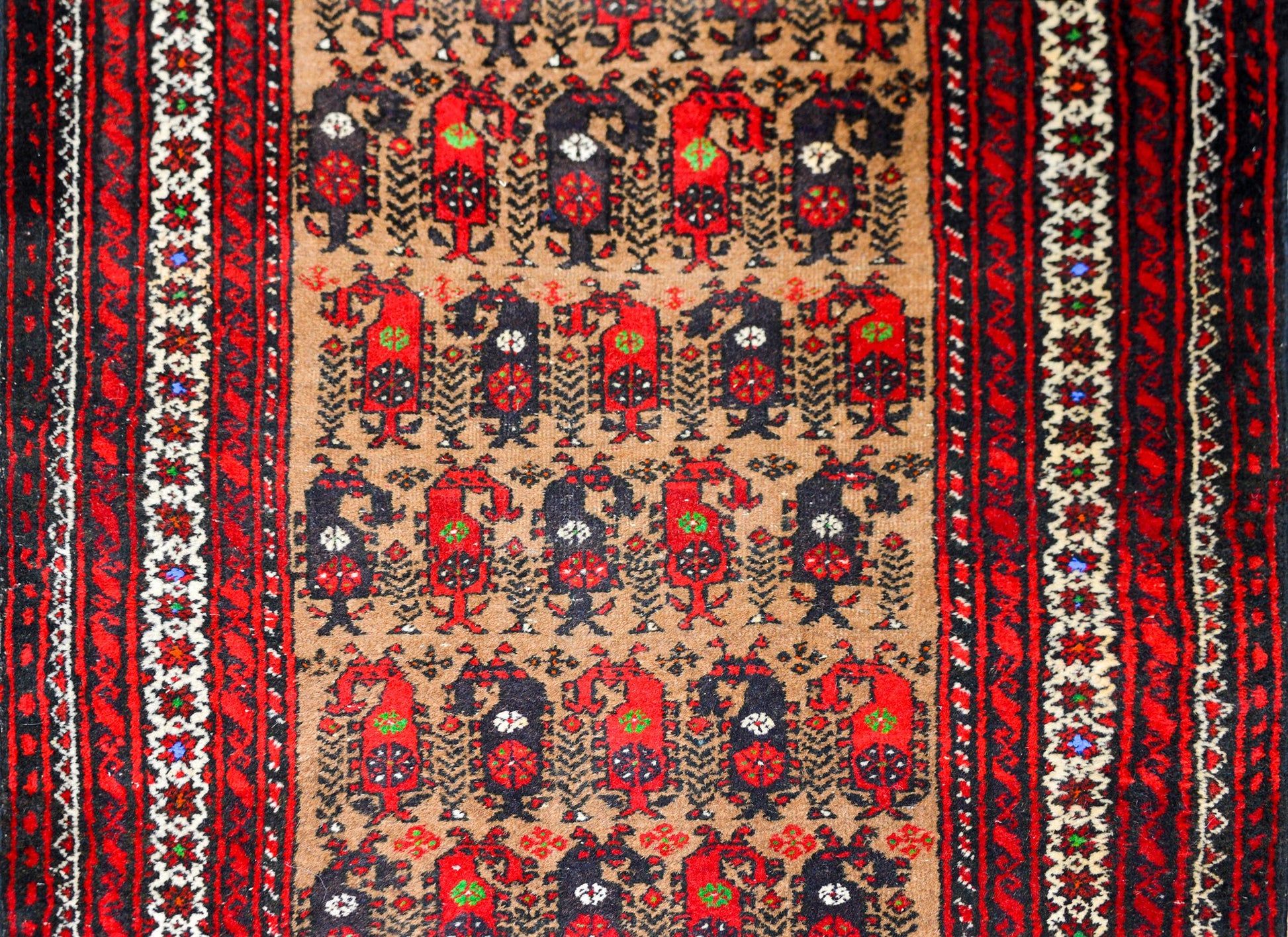 Vintage Afghani Baluch Prayer Rug For Sale